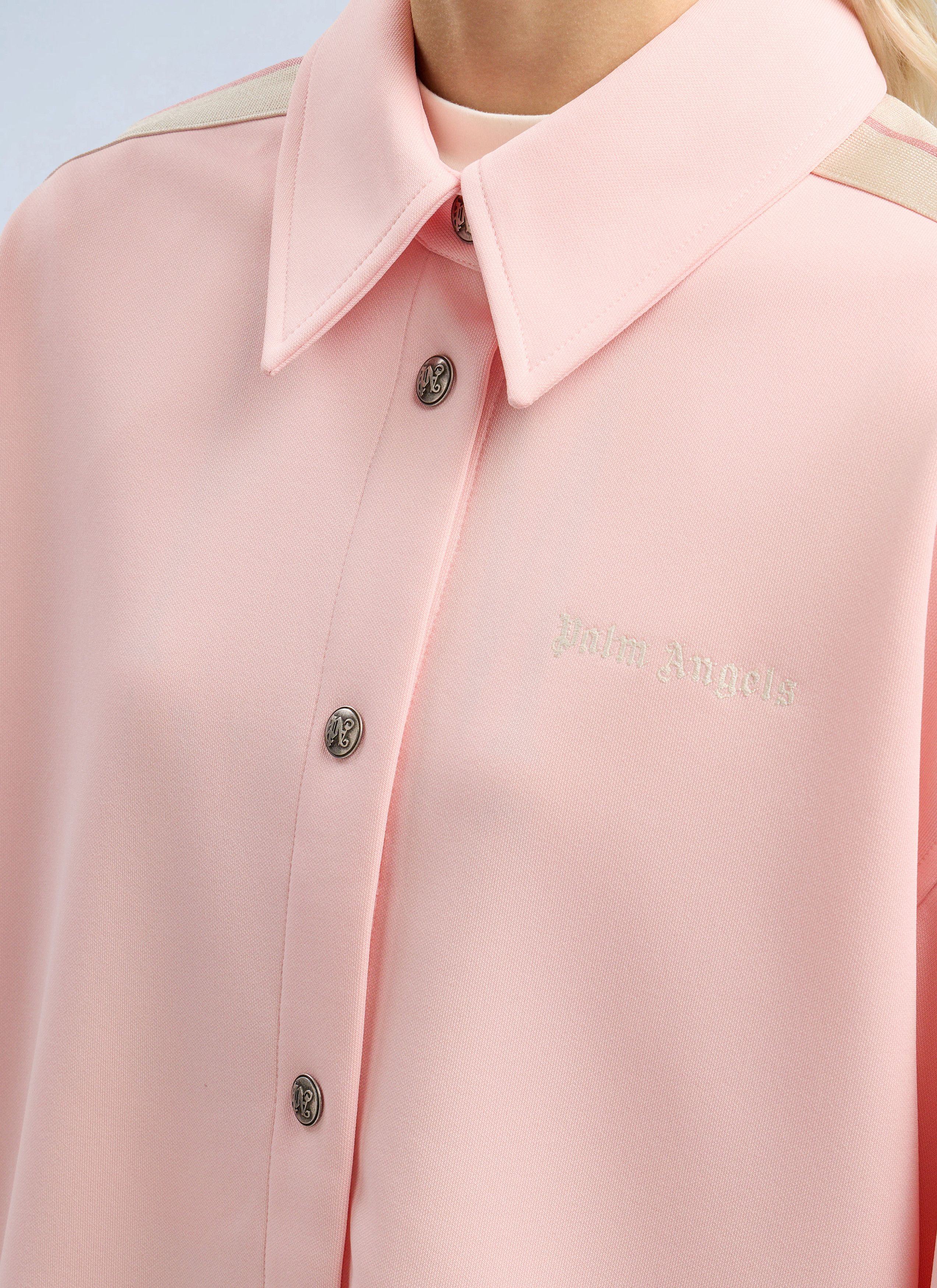 Palm Angels Classic Logo Tonal Track Shirt Size L / US 10 / IT 46 - 5 Thumbnail