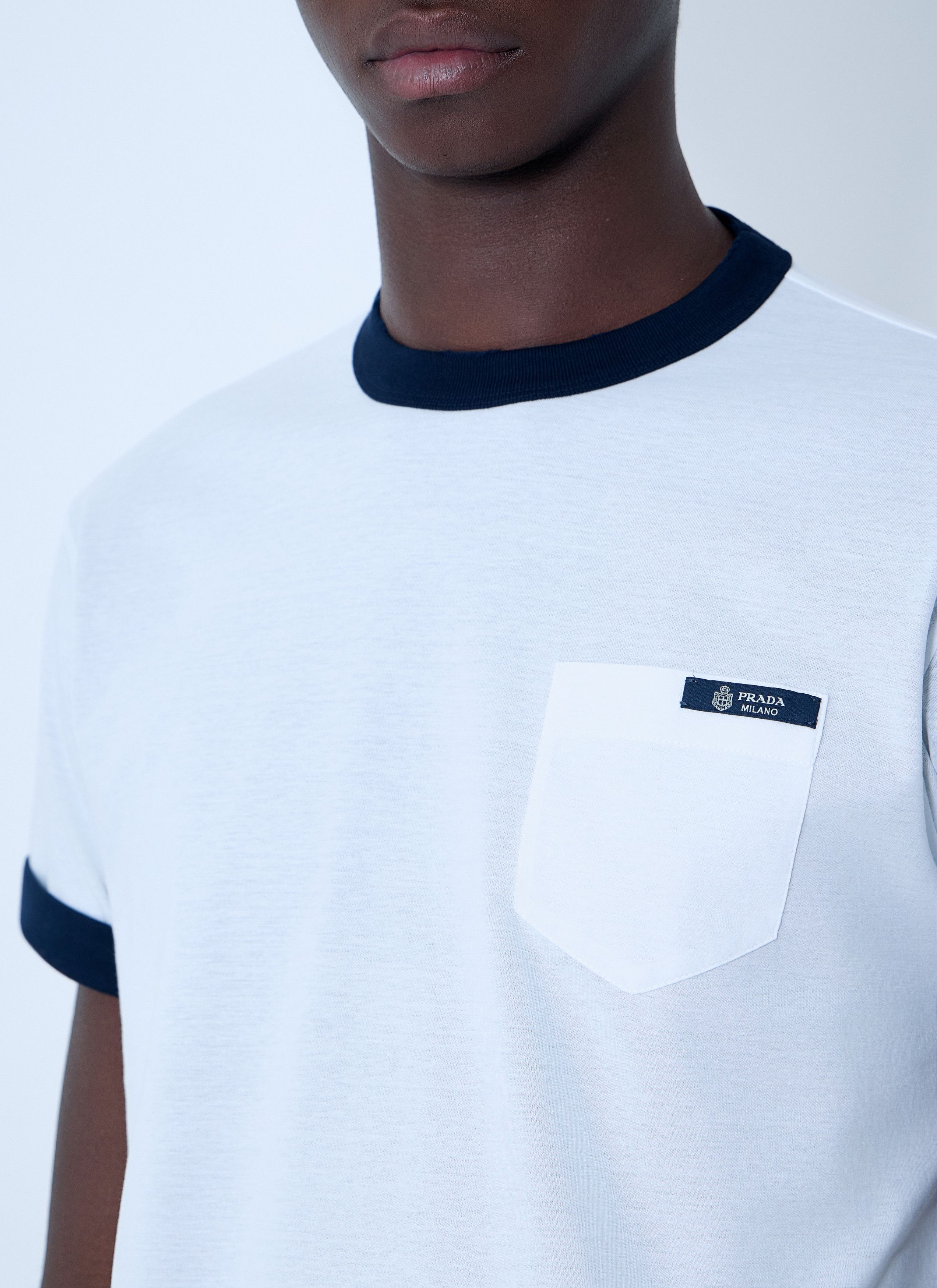 Prada Logo Motif T-Shirt Size US XL / EU 56 / 4 - 5 Thumbnail