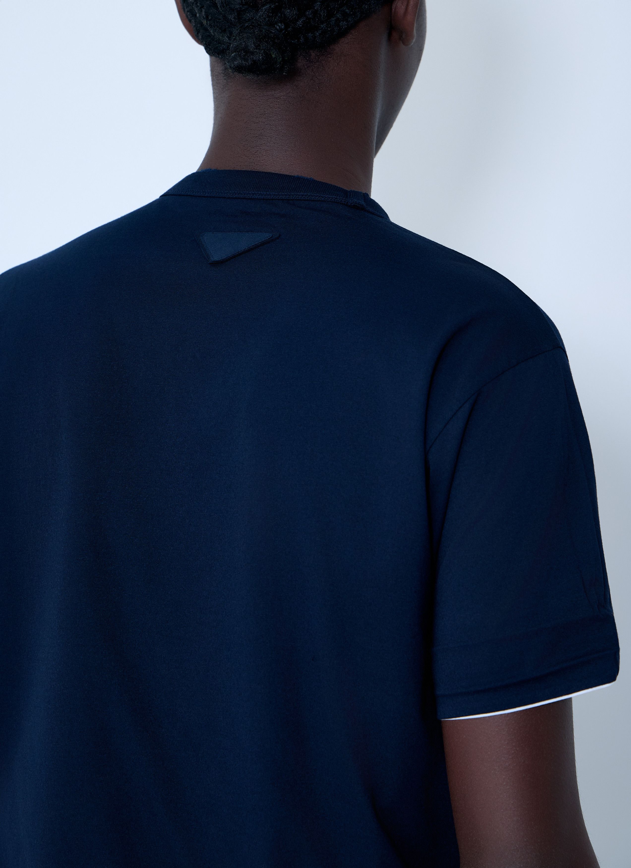 Prada Logo Motif T-Shirt Size US XL / EU 56 / 4 - 6 Thumbnail