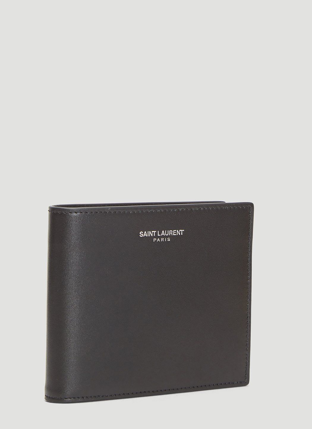 Saint Laurent Paris Logo Print Bi-Fold Wallet Size ONE SIZE - 2 Thumbnail