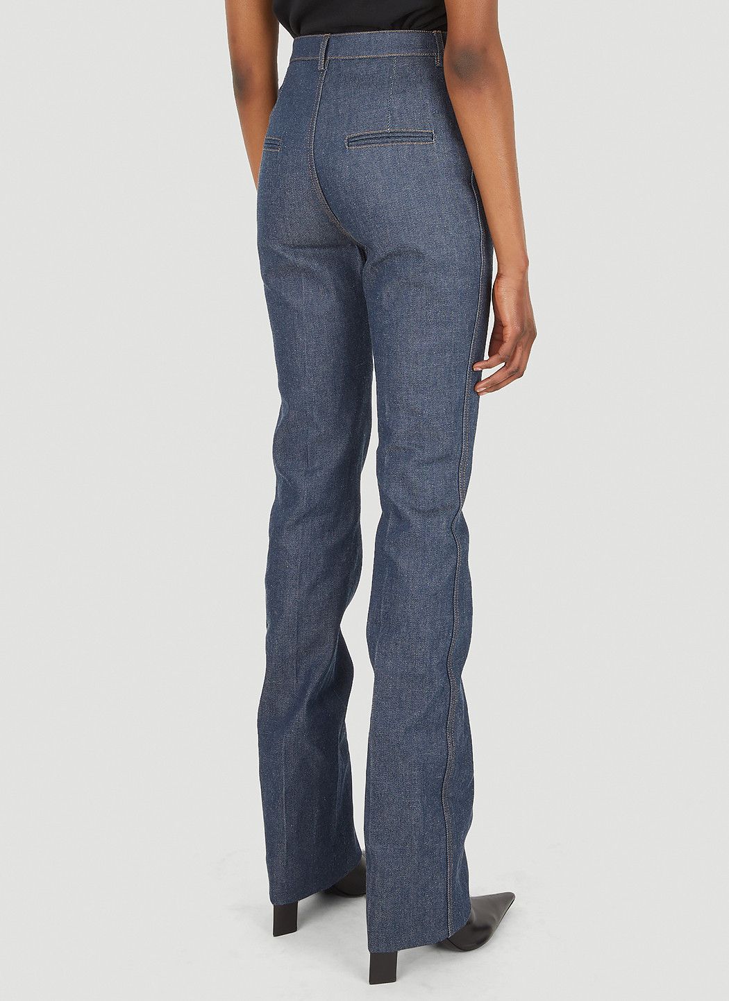 Saint Laurent Paris Straight-Leg Denim Jeans Size 28" / US 6 / IT 42 - 4 Thumbnail