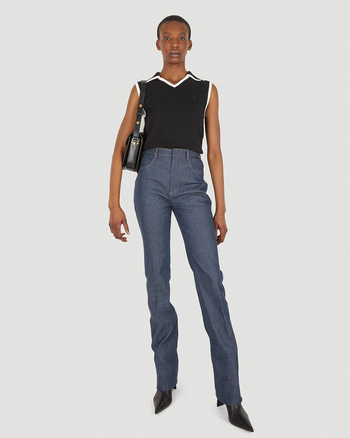 Saint Laurent Paris Straight-Leg Denim Jeans Size 28" / US 6 / IT 42 - 7 Thumbnail