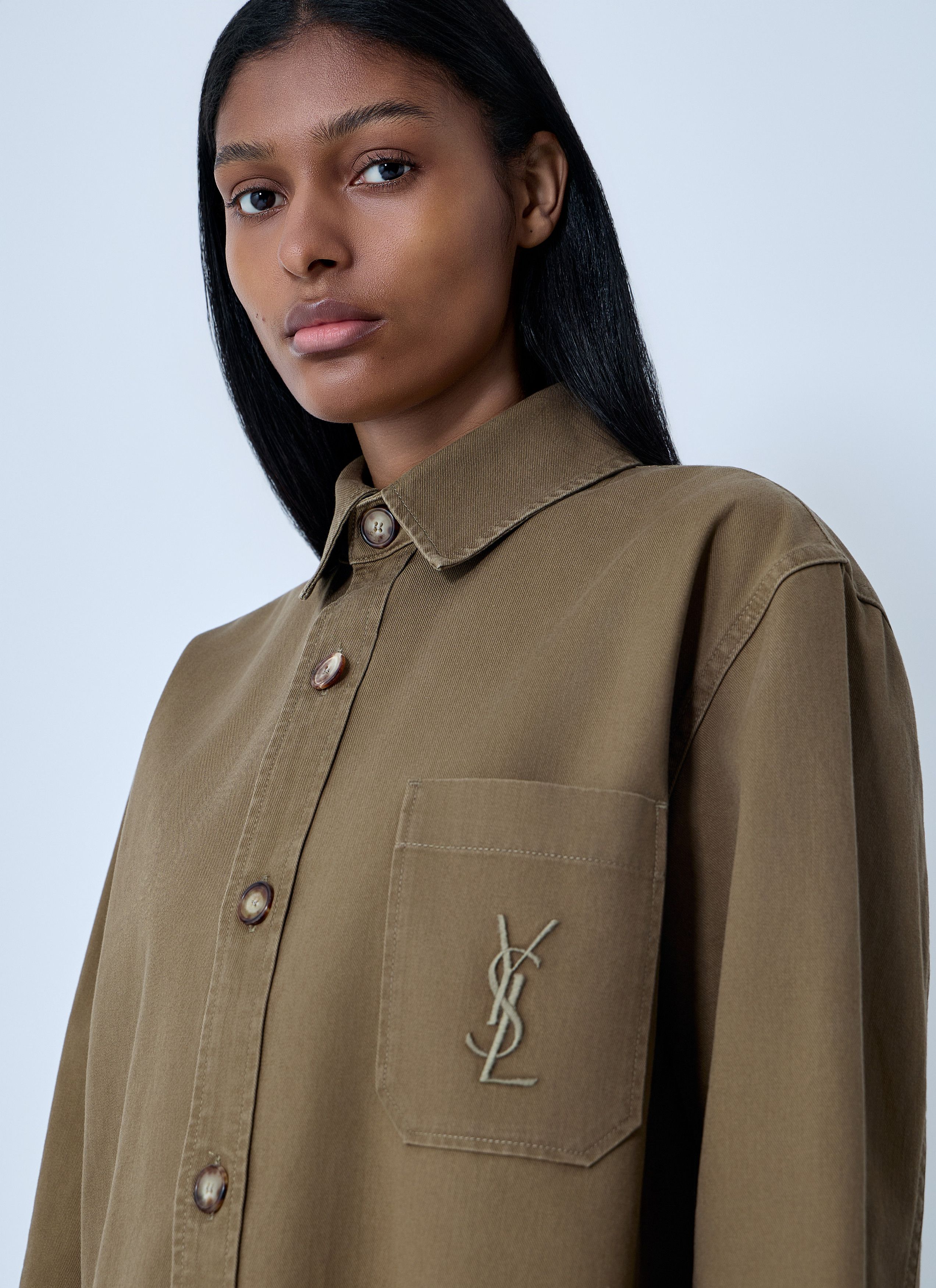 Saint Laurent Paris Cotton Shirt Size XS / US 0-2 / IT 36-38 - 5 Thumbnail