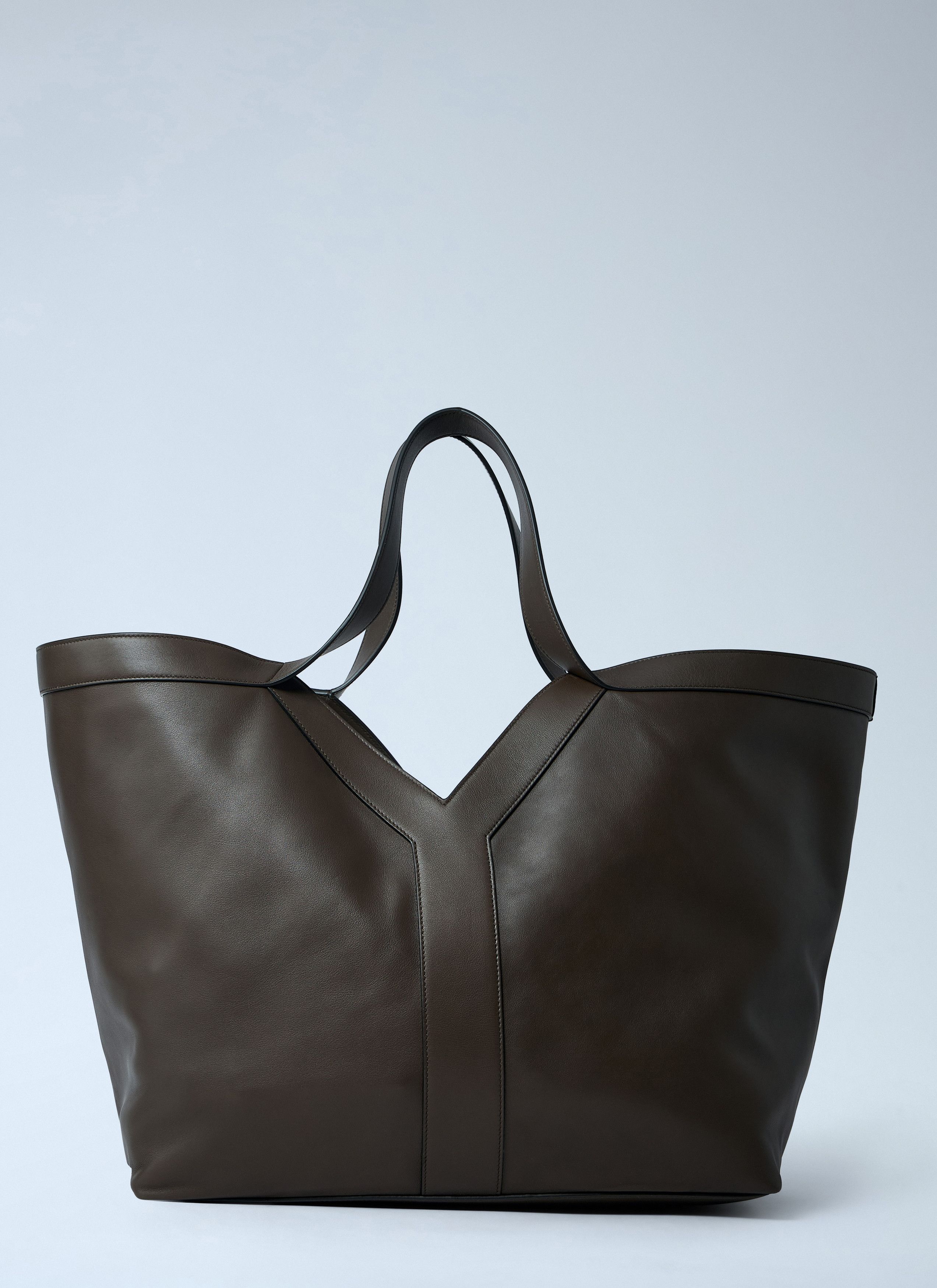 Saint Laurent Paris Large Y-Shaped Leather Tote Bag Size ONE SIZE - 2 Thumbnail