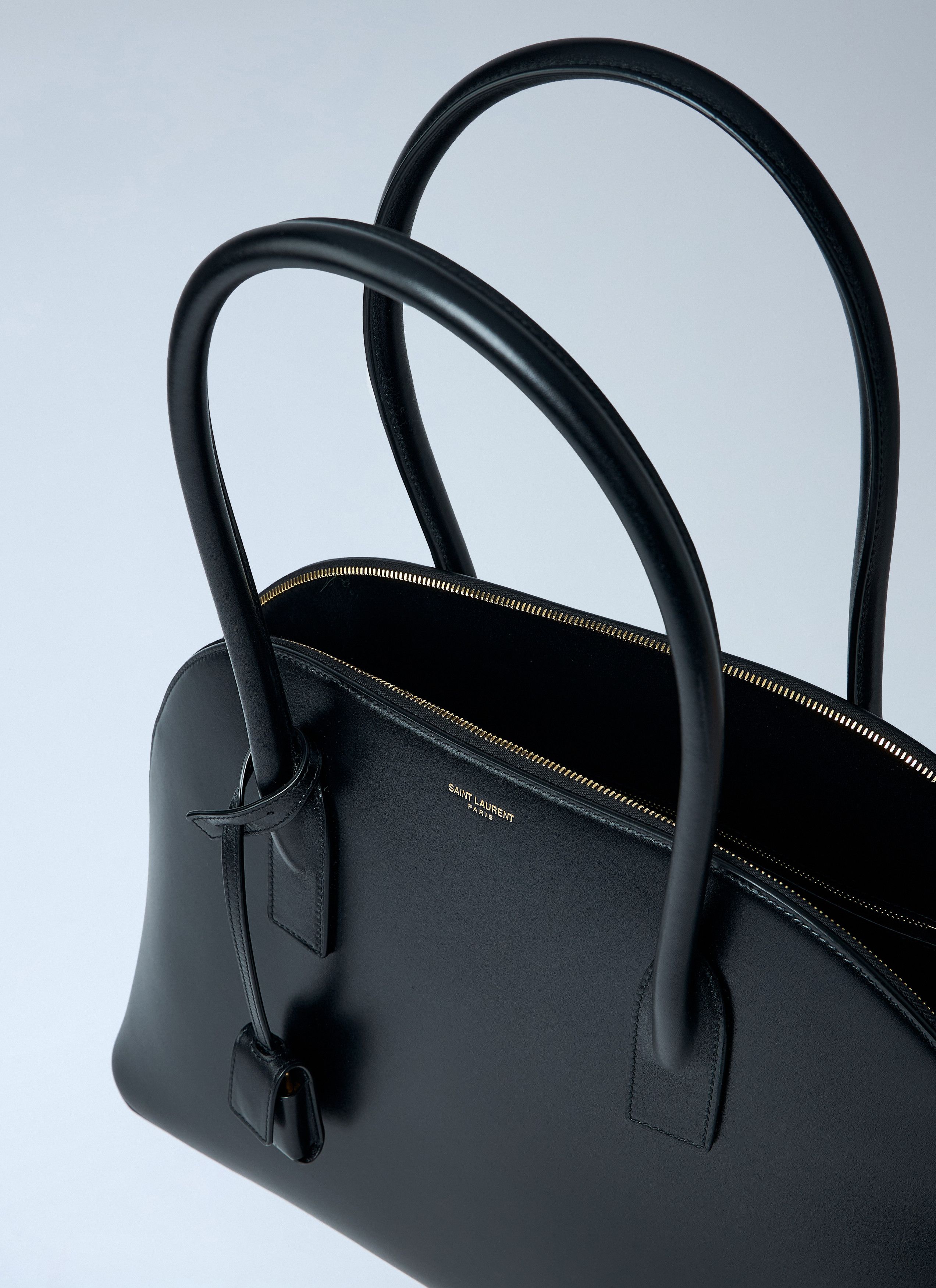 Saint Laurent Paris Leather Bowling Bag Size ONE SIZE - 5 Thumbnail