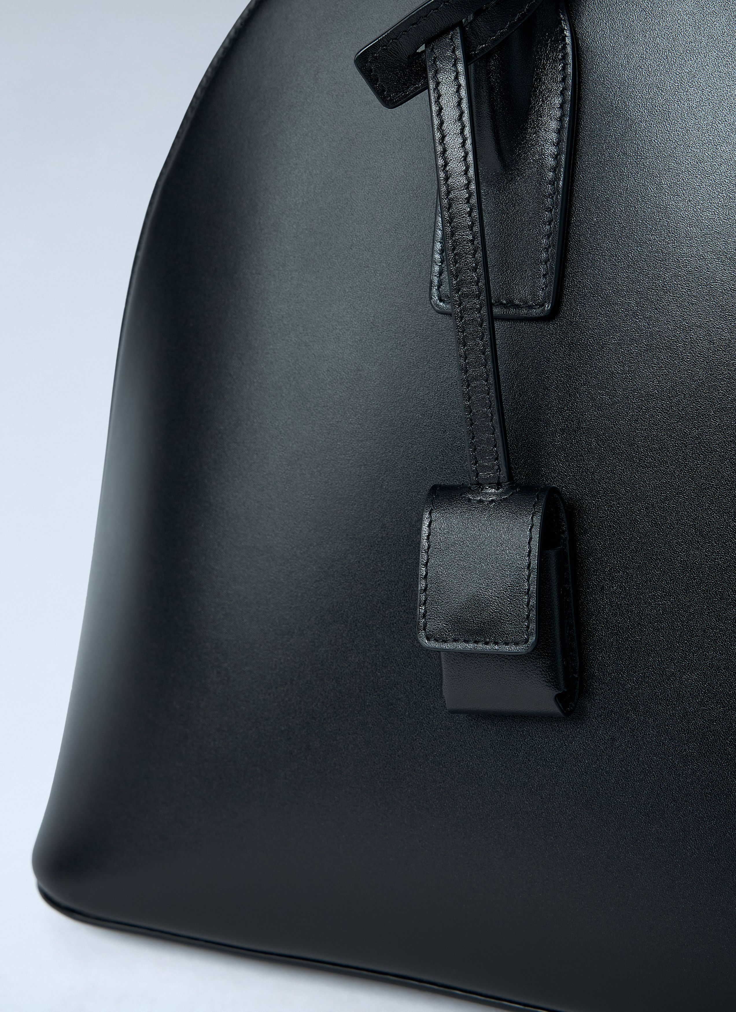 Saint Laurent Paris Leather Bowling Bag Size ONE SIZE - 4 Thumbnail