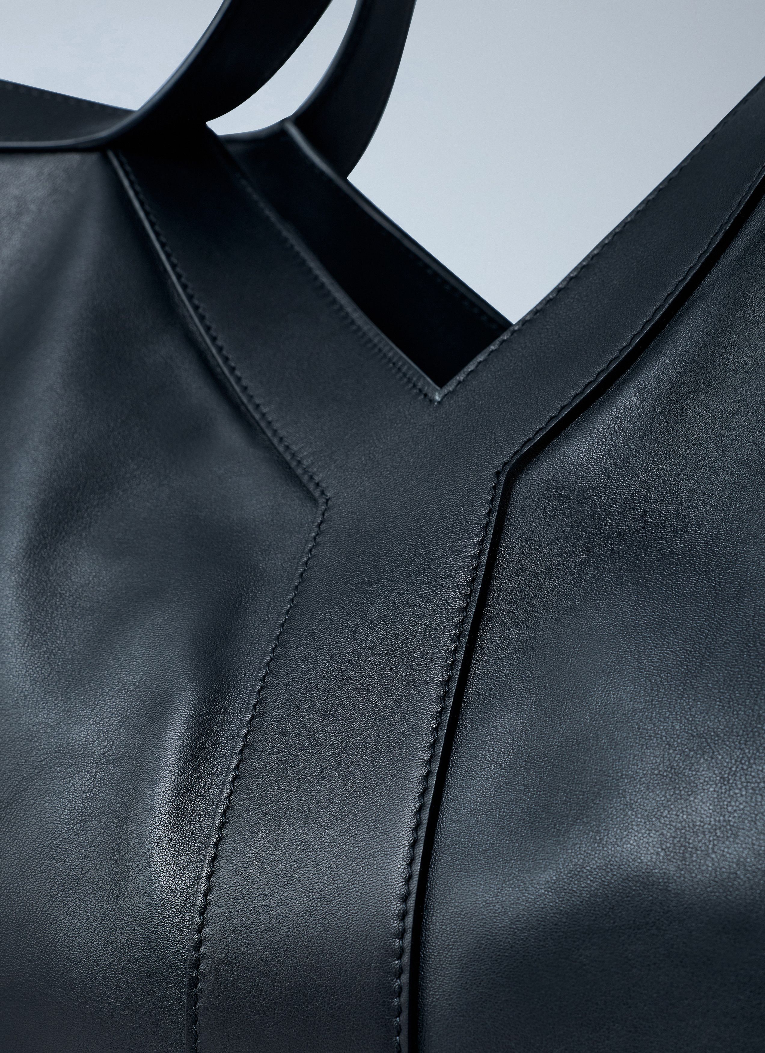 Saint Laurent Paris Large Y-Shaped Leather Tote Bag Size ONE SIZE - 3 Thumbnail