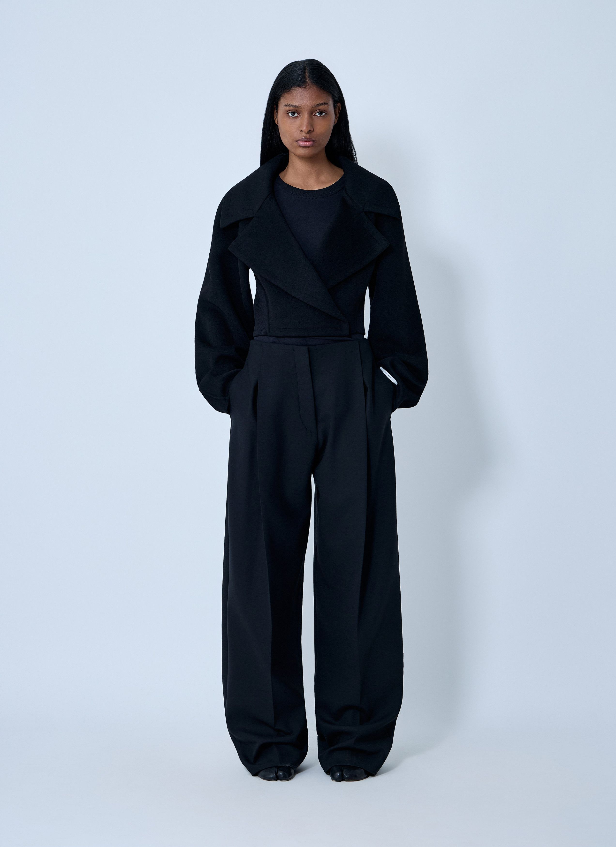 Sportmax Wool-Blend Tailored Pants Size 30" / US 8 / IT 44 - 2 Thumbnail