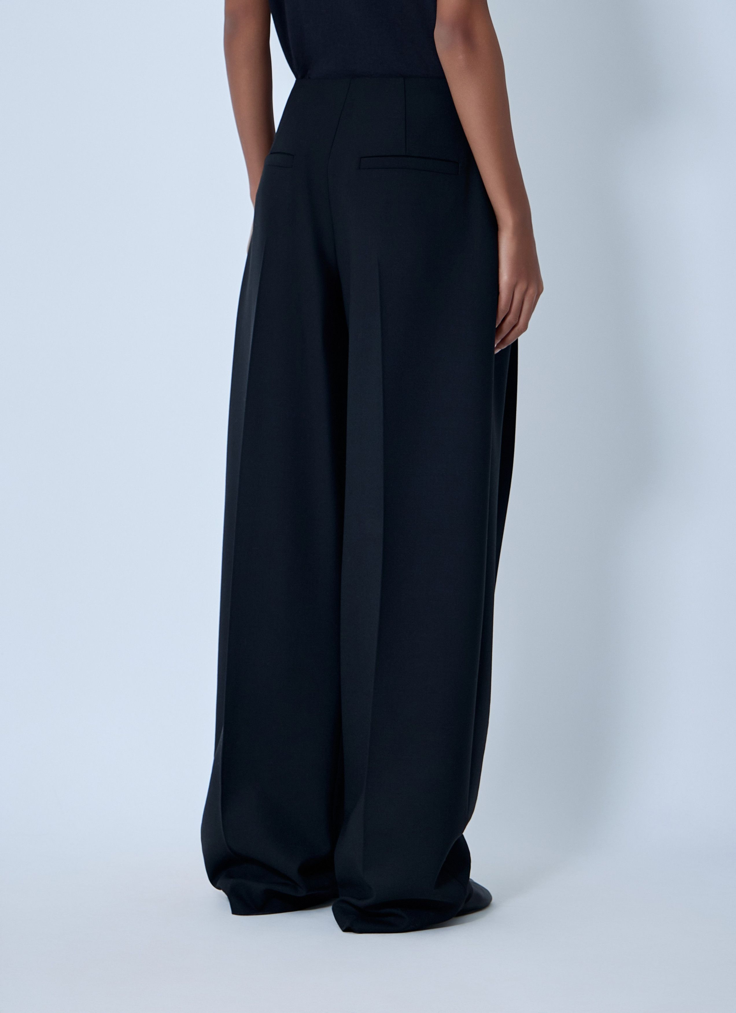 Sportmax Wool-Blend Tailored Pants Size 30" / US 8 / IT 44 - 4 Thumbnail