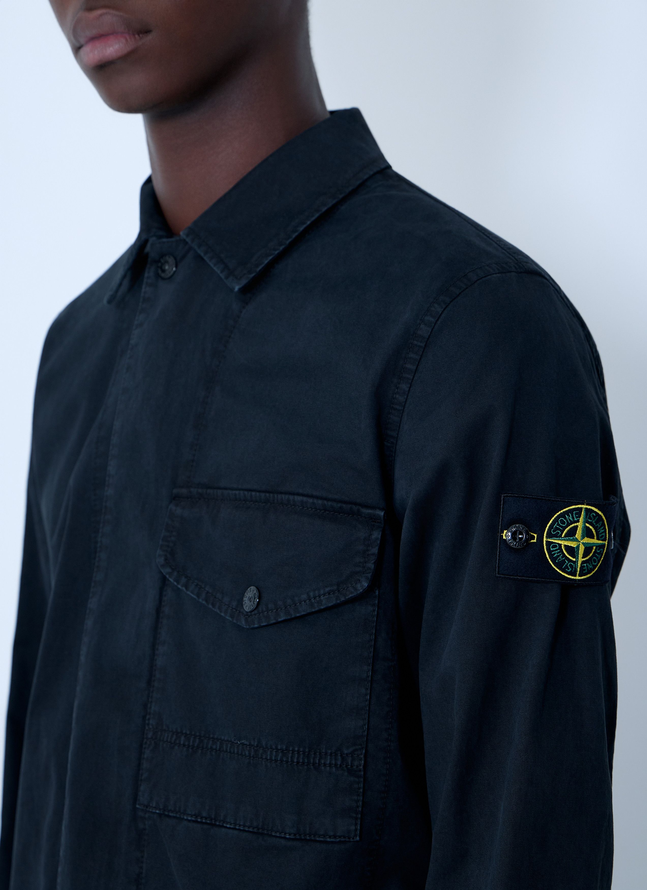 Stone Island Logo Patch Shirt Size US S / EU 44-46 / 1 - 5 Thumbnail
