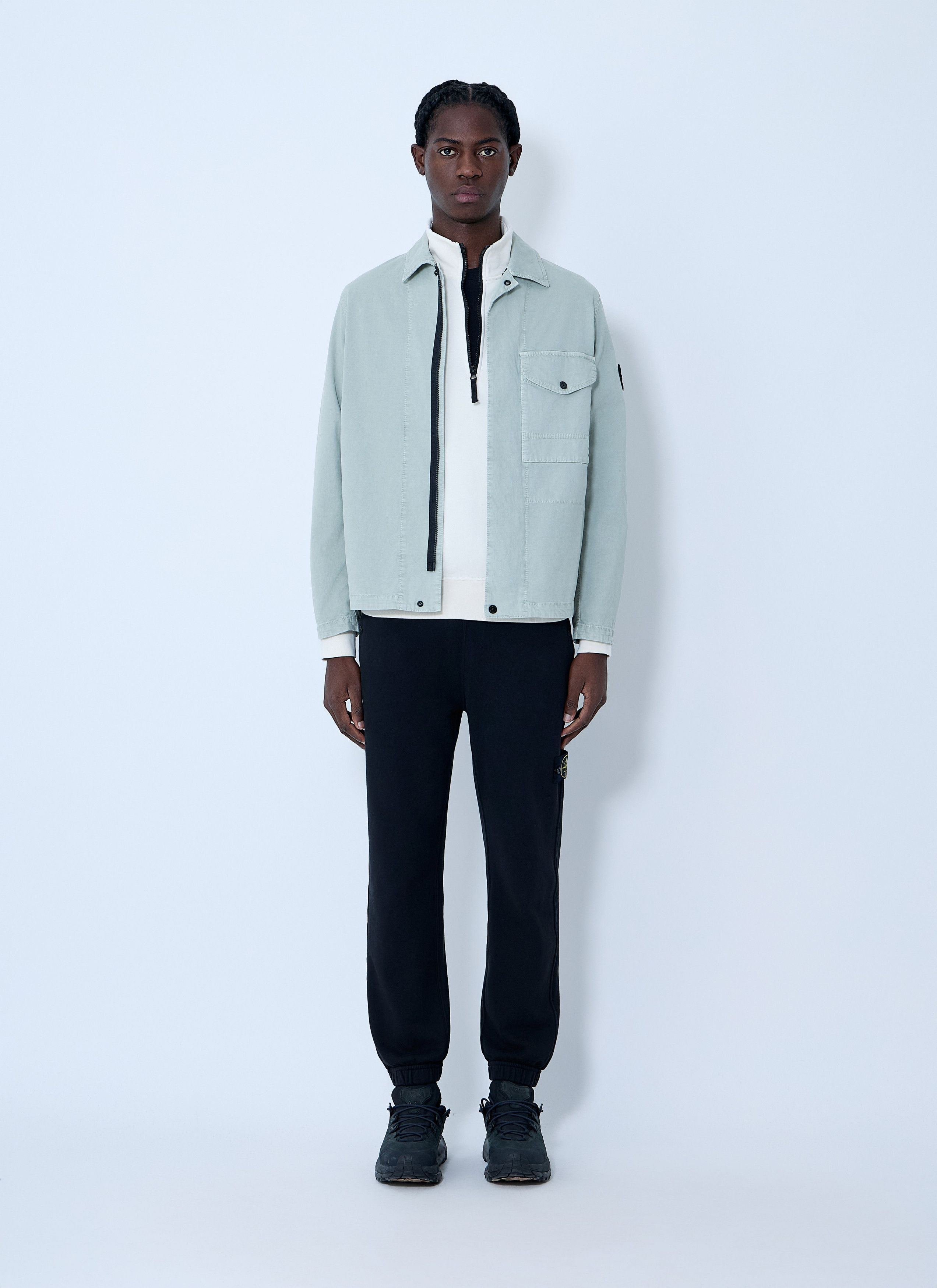 Stone Island Logo Patch Overshirt Size US XL / EU 56 / 4 - 2 Thumbnail