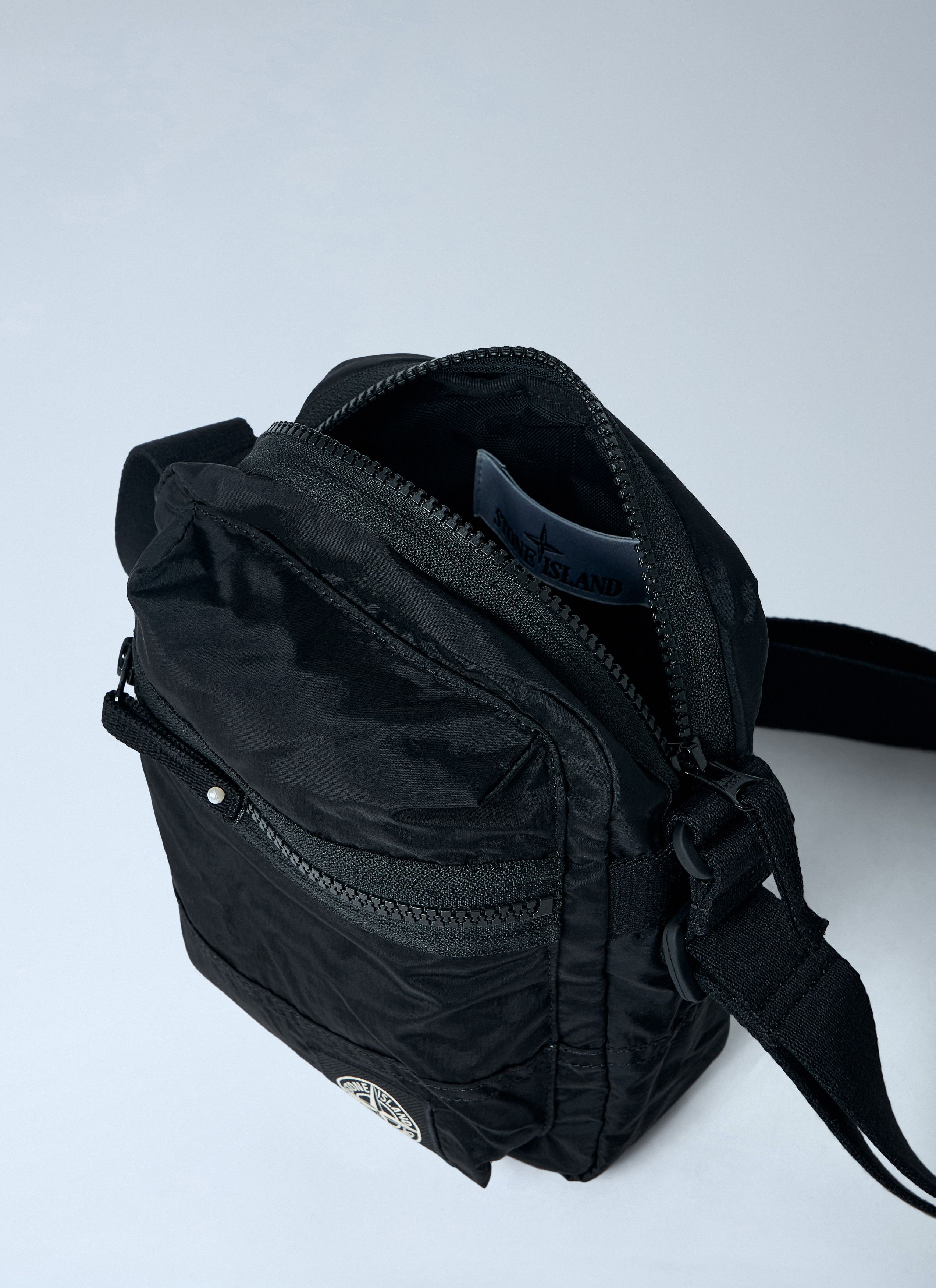 Stone Island Logo Patch Crossbody Bag Size ONE SIZE - 6 Thumbnail