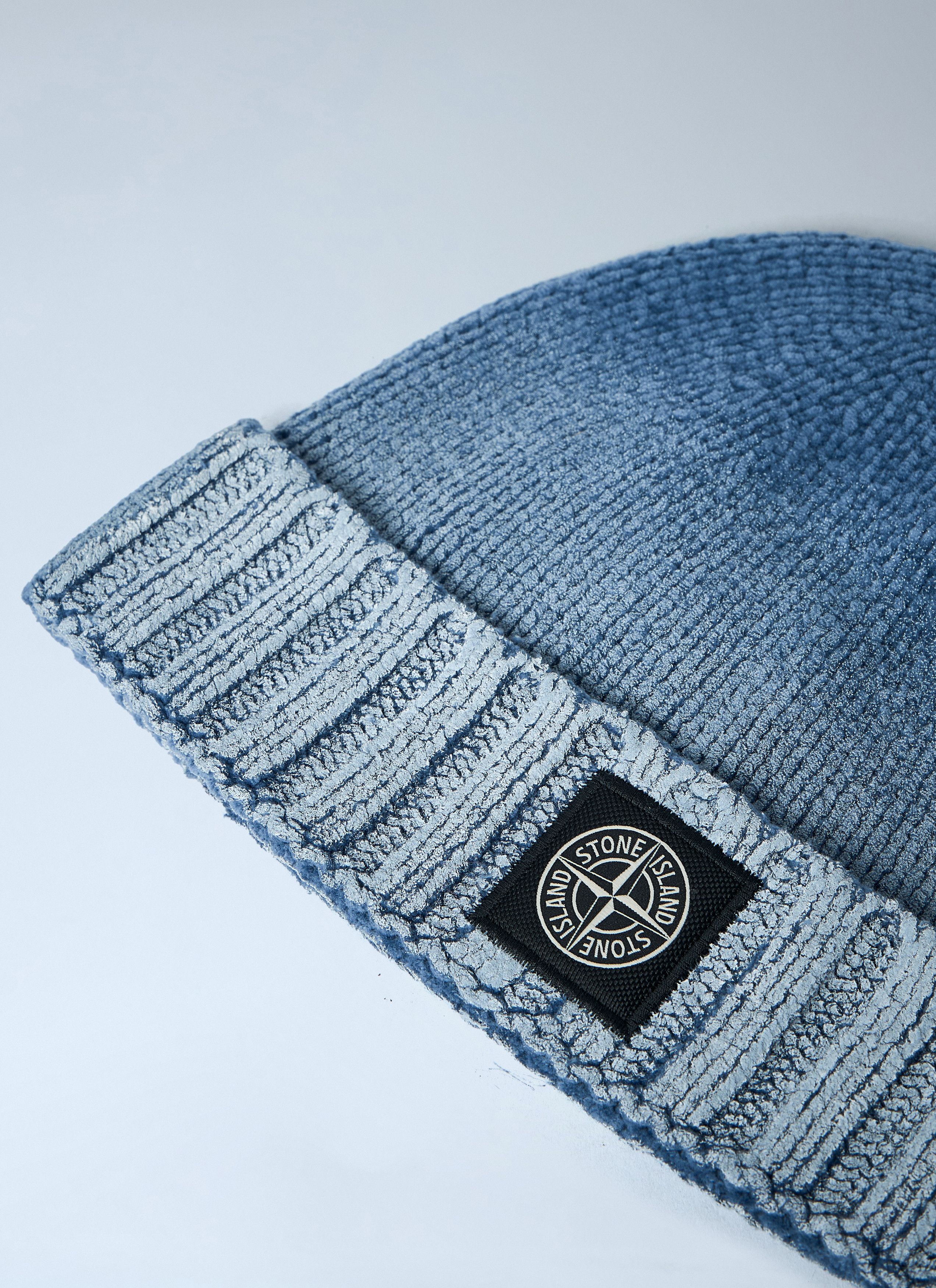 Stone Island Logo Patch Beanie Size ONE SIZE - 2 Thumbnail