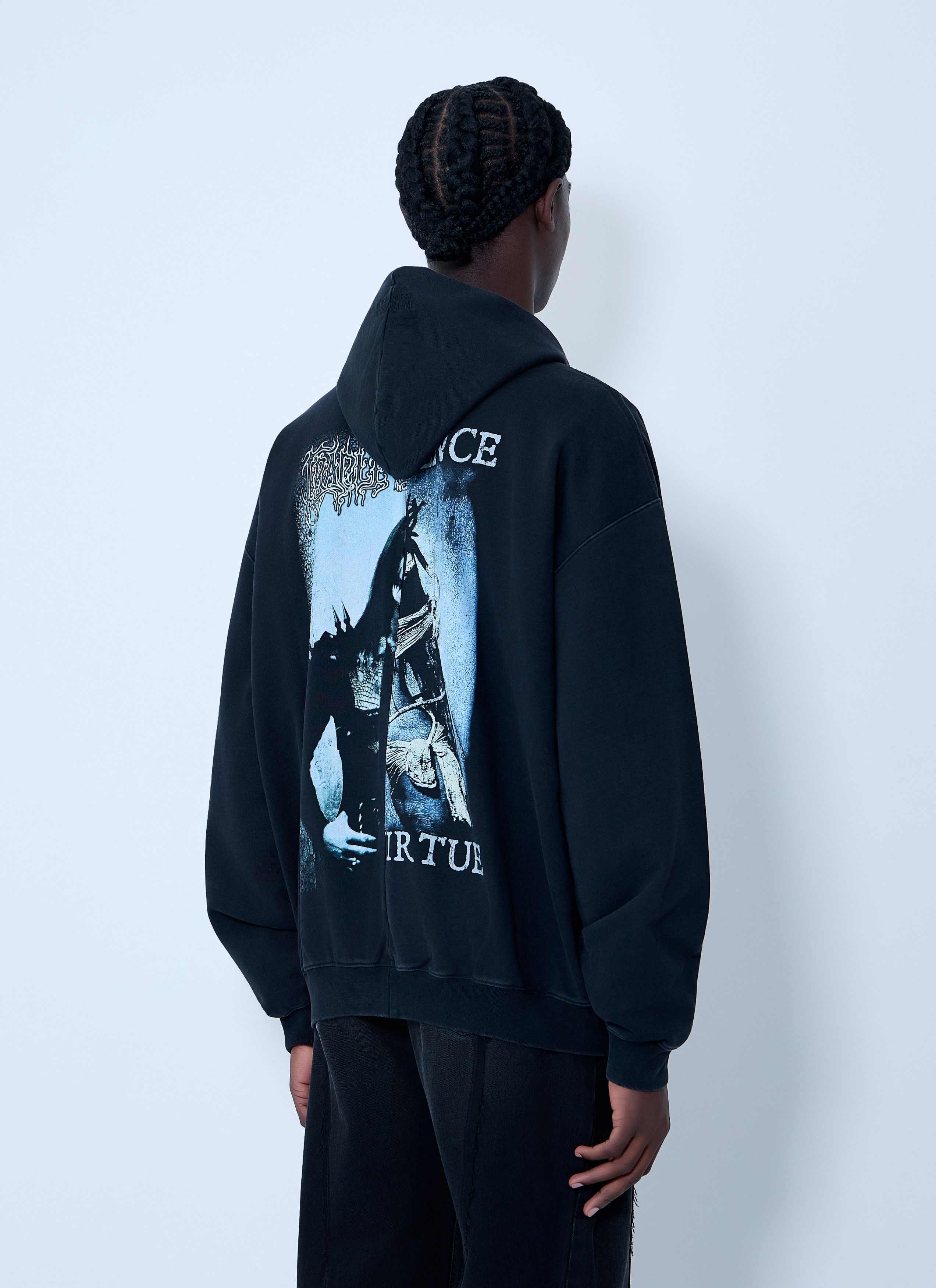 Vetements Cof Cut-Up Zip-Up Hooded Sweatshirt Size US S / EU 44-46 / 1 - 4 Thumbnail