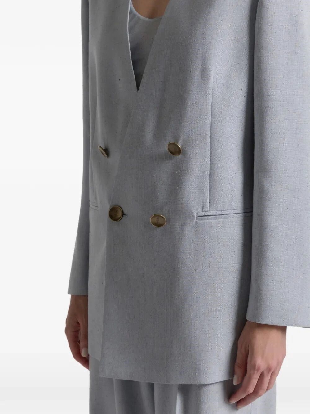 Alberta Ferretti Double-breasted blazer Size M / US 6-8 / IT 42-44 - 3 Thumbnail