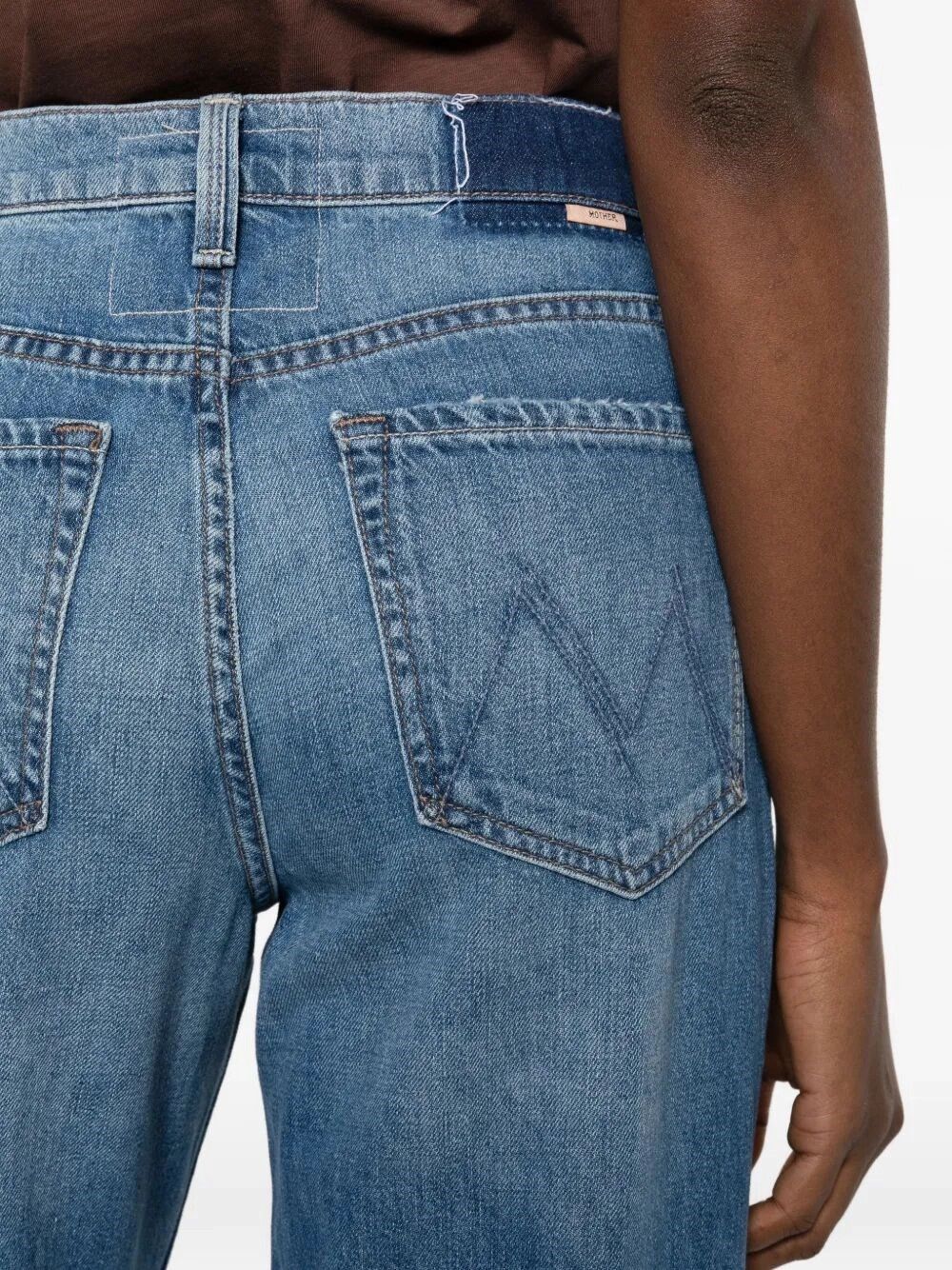 MOTHER `The Rerun Zip Sneak` Jeans Size 25" / US 0 / IT 36 - 4 Thumbnail