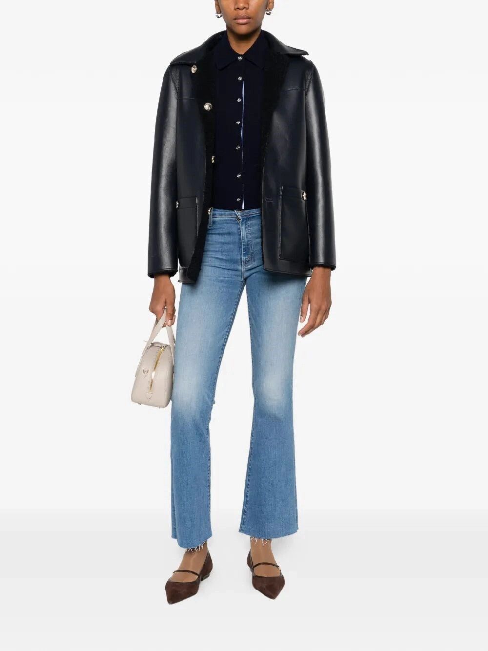 MOTHER `The Weekender Fray` Jeans Size 30" / US 8 / IT 44 - 2 Thumbnail