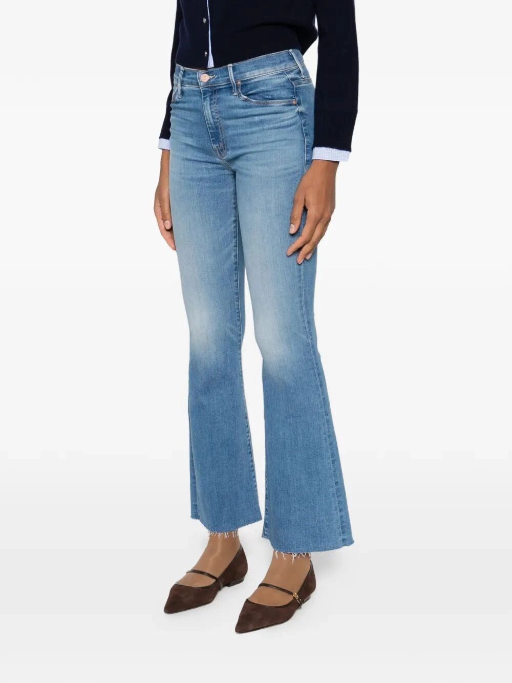 MOTHER `The Weekender Fray` Jeans Size 30" / US 8 / IT 44 - 5 Thumbnail