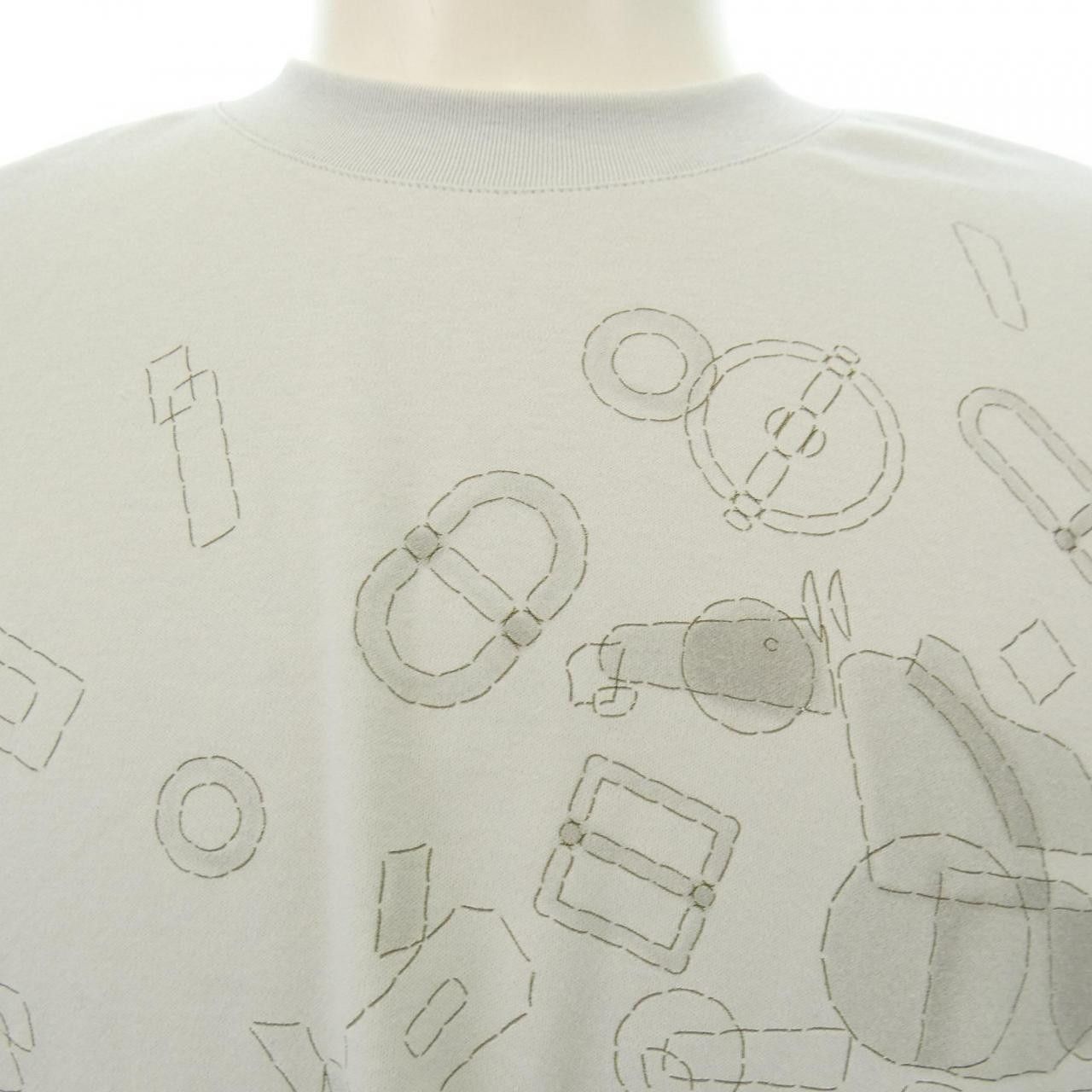 Hermes Hermes Hermès T-shirt Cotton T-shirt Cotton T-Shirts DUTY FREE for USA Size ONE SIZE - 5 Thumbnail