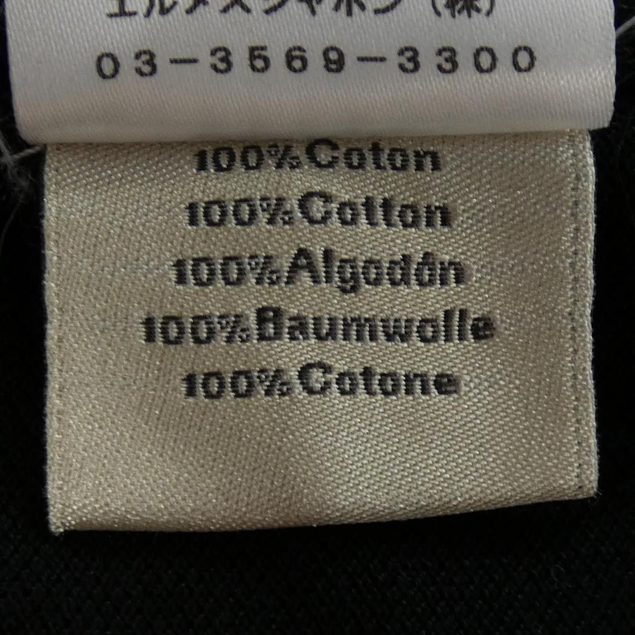 Hermes Hermes Hermes T-shirt Cotton T-shirt S Cotton T-Shirts DUTY FREE for USA Size ONE SIZE - 3 Thumbnail