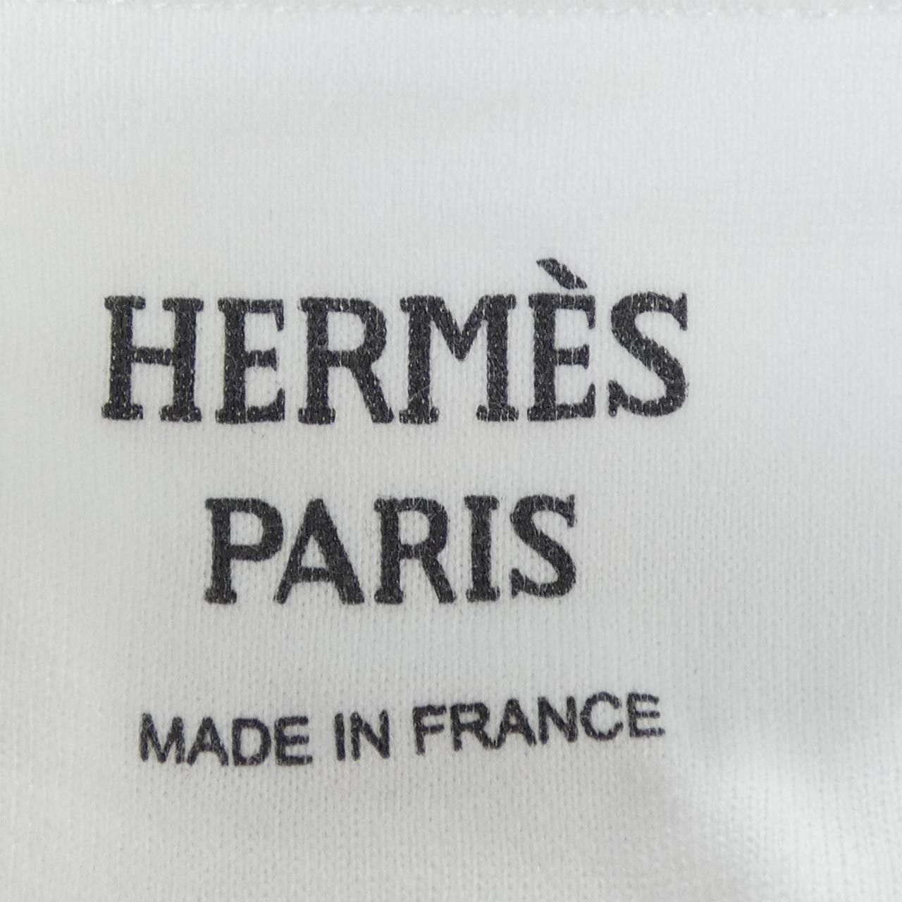 Hermes Hermes Hermes CLIQUTIS44 T-shirt Cotton T-Shirts DUTY FREE for USA Size ONE SIZE - 4 Thumbnail