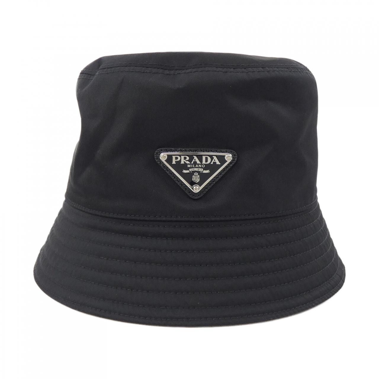 Prada Prada Prada Triangle Logo Re-Nylon Hat Others Hats 1HC137 2DMI DUTY FREE for USA Size ONE SIZE - 2 Thumbnail