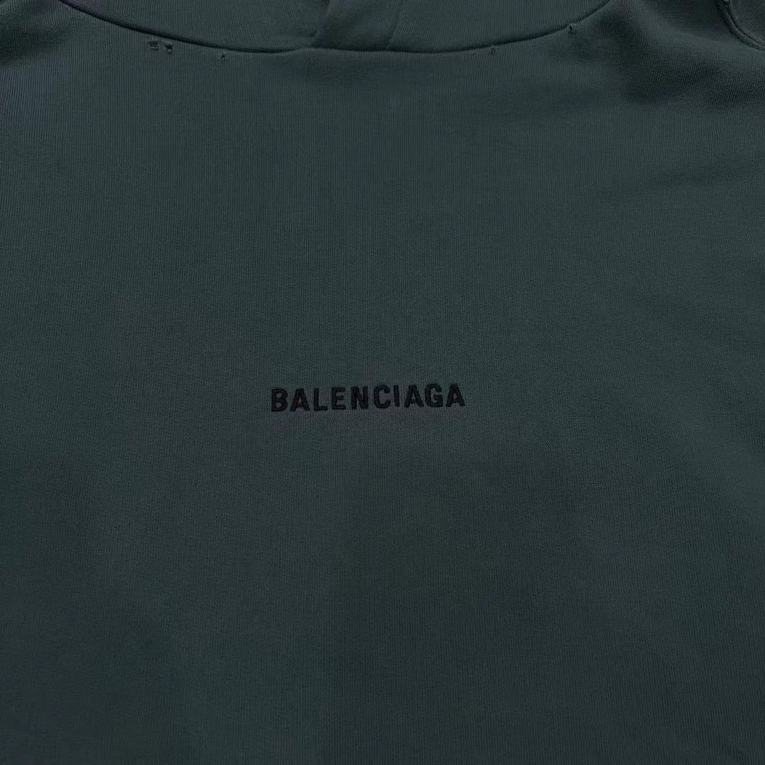 Balenciaga Balenciaga 23FW Logo Embroidered Hoodie Size US M / EU 48-50 / 2 - 5 Thumbnail