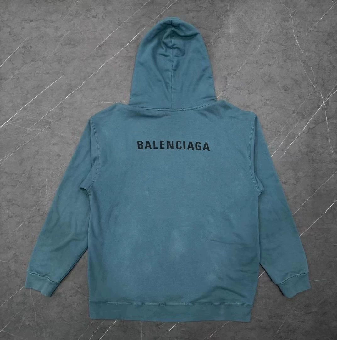 Balenciaga Balenciaga 23FW Logo Embroidered Hoodie Size US M / EU 48-50 / 2 - 2 Thumbnail