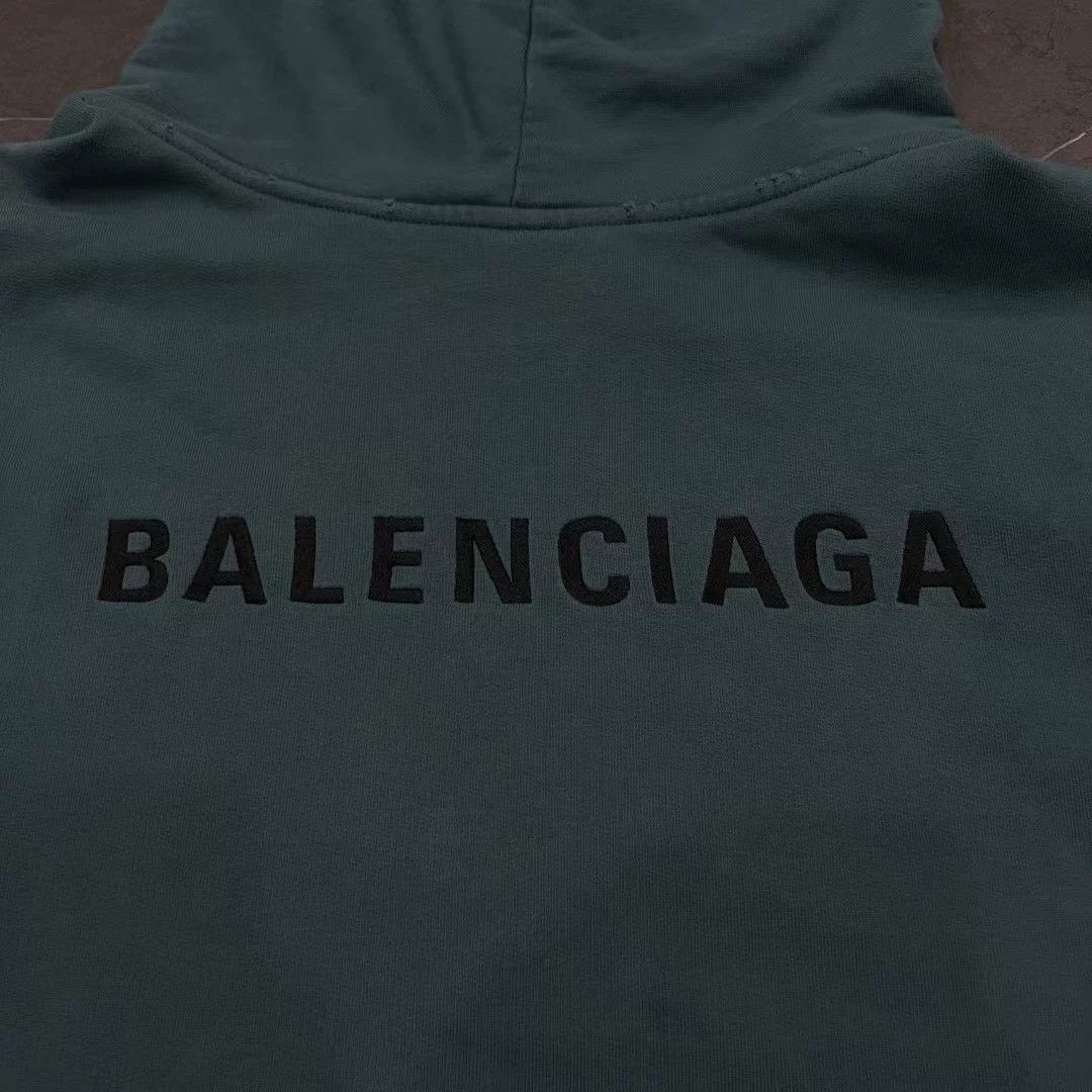Balenciaga Balenciaga 23FW Logo Embroidered Hoodie Size US M / EU 48-50 / 2 - 6 Thumbnail