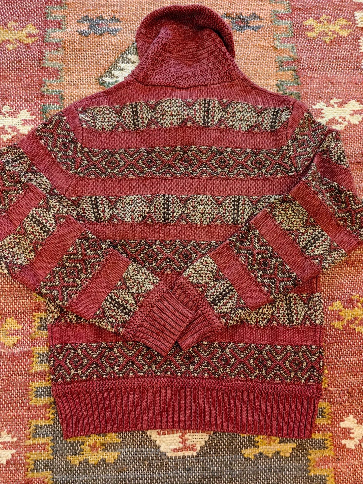 RRL Ralph Lauren RRL 1940s Southwestern Pullover Sweater Size US M / EU 48-50 / 2 - 2 Thumbnail