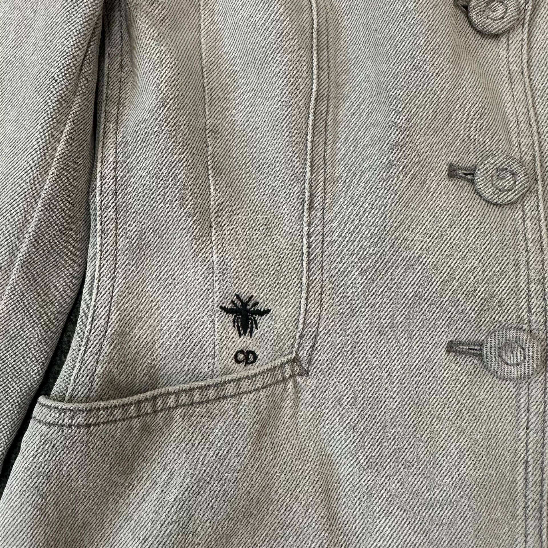 Dior Dior Bee Casual Denim Blazer Jacket Size US XS / EU 42 / 0 - 2 Thumbnail