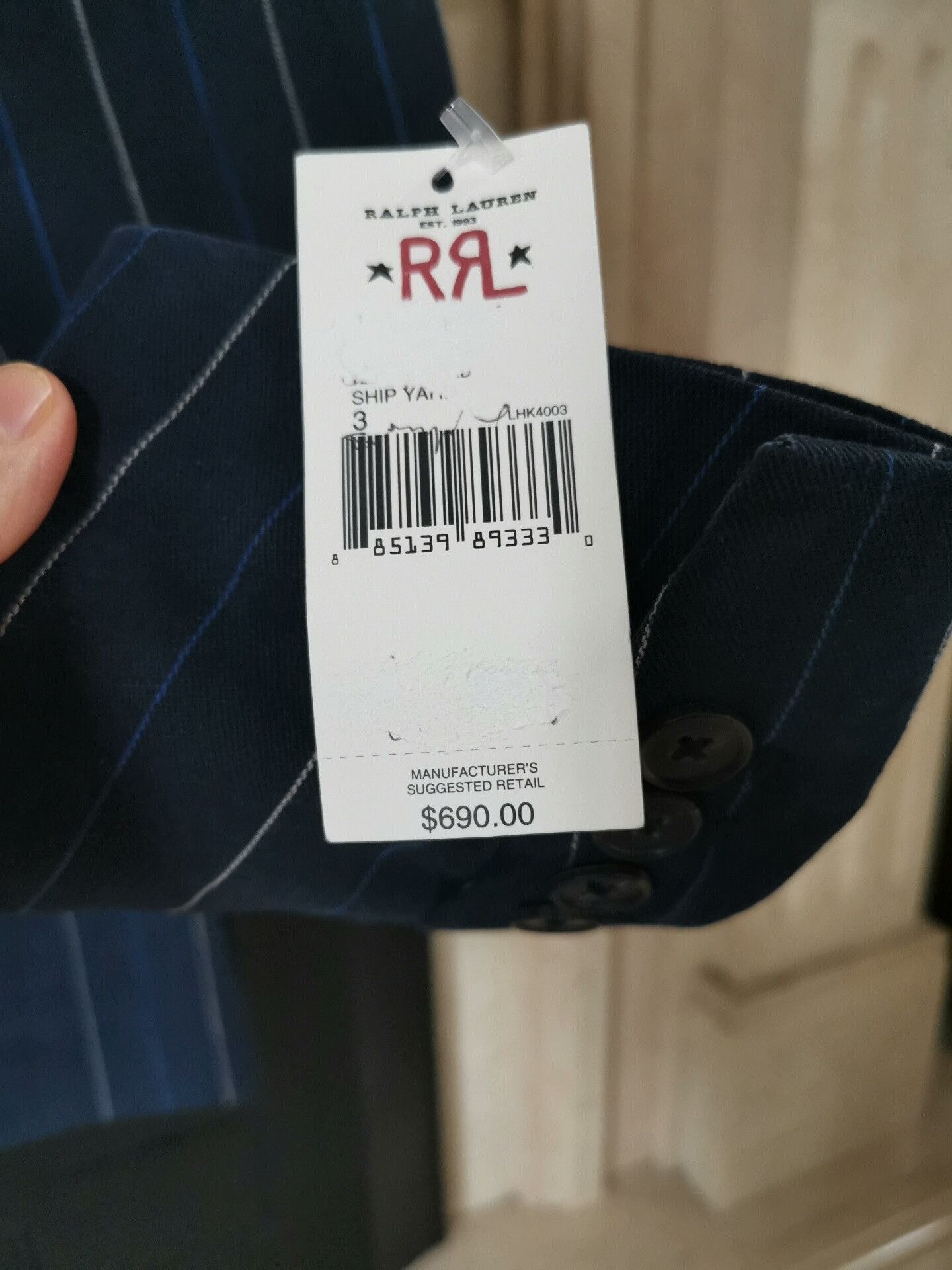 RRL Ralph Lauren RRL Double RL Vintage Striped Blazer Size US S / EU 44-46 / 1 - 5 Thumbnail