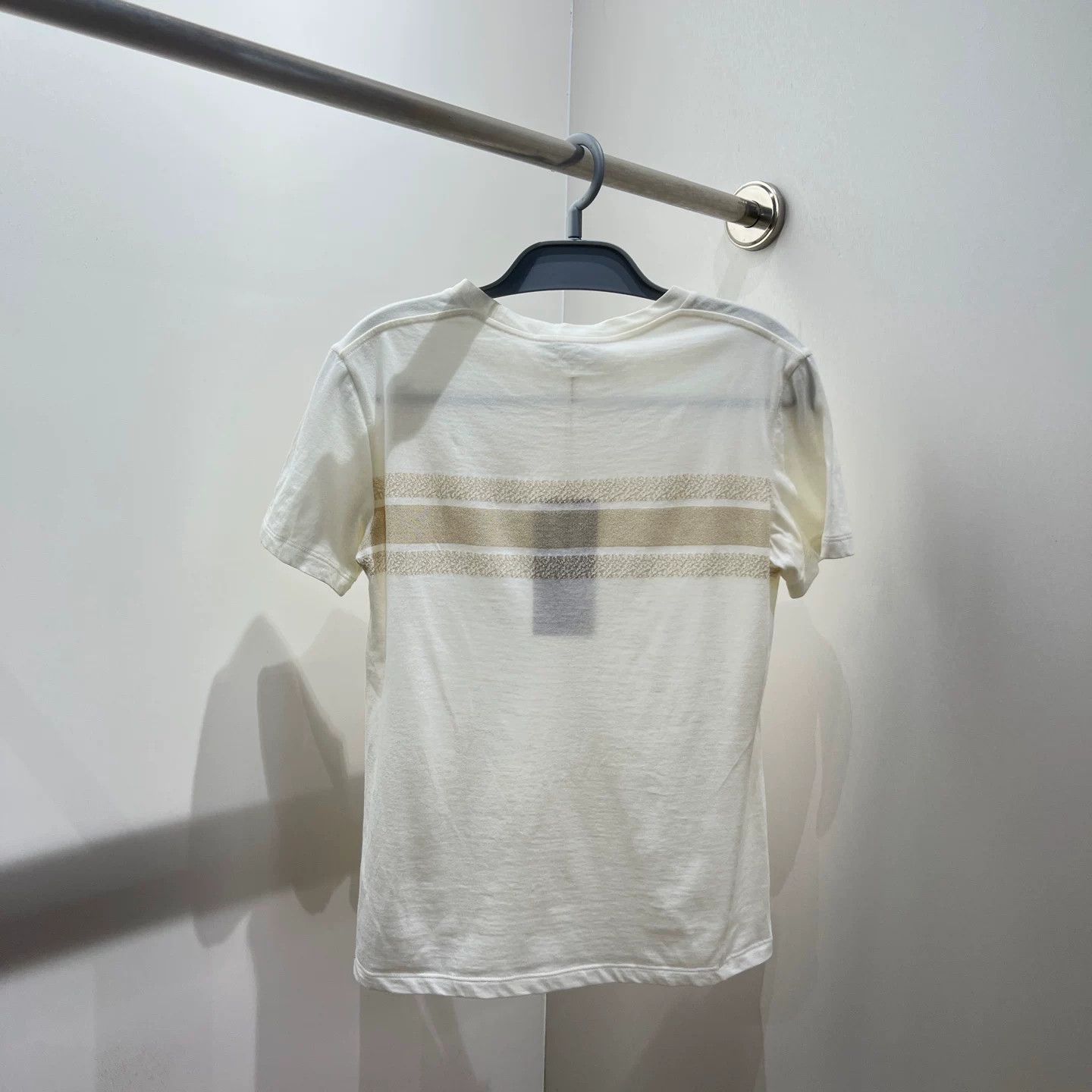 Dior dior tem417 striped print short sleeve tee Size US XS / EU 42 / 0 - 2 Thumbnail