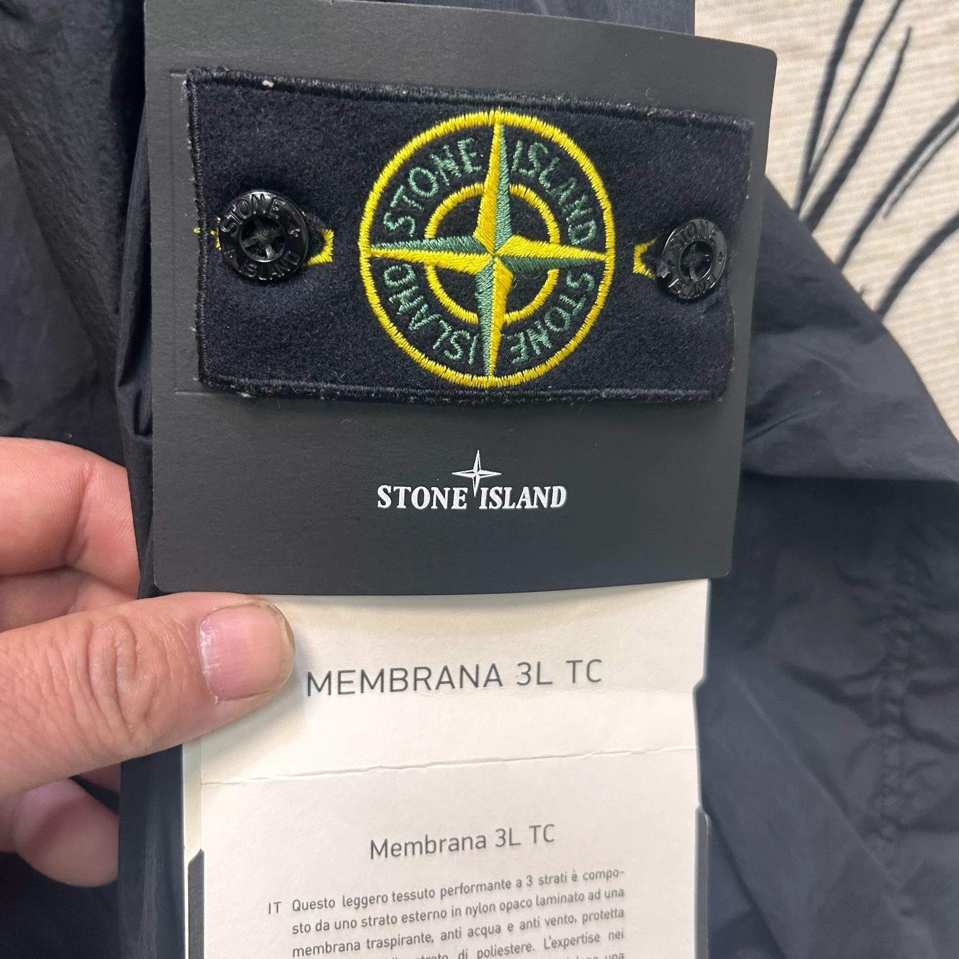 Stone Island stone island nylon jacket size L Size US L / EU 52-54 / 3 - 3 Thumbnail