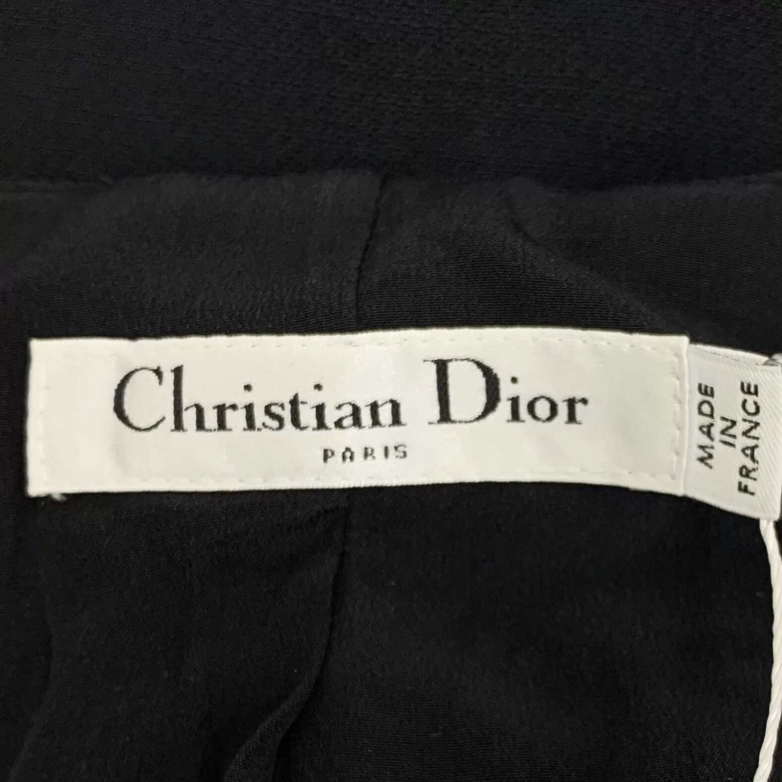 Dior dior black cotton short sleeve dress Size US 34 / EU 50 - 5 Thumbnail