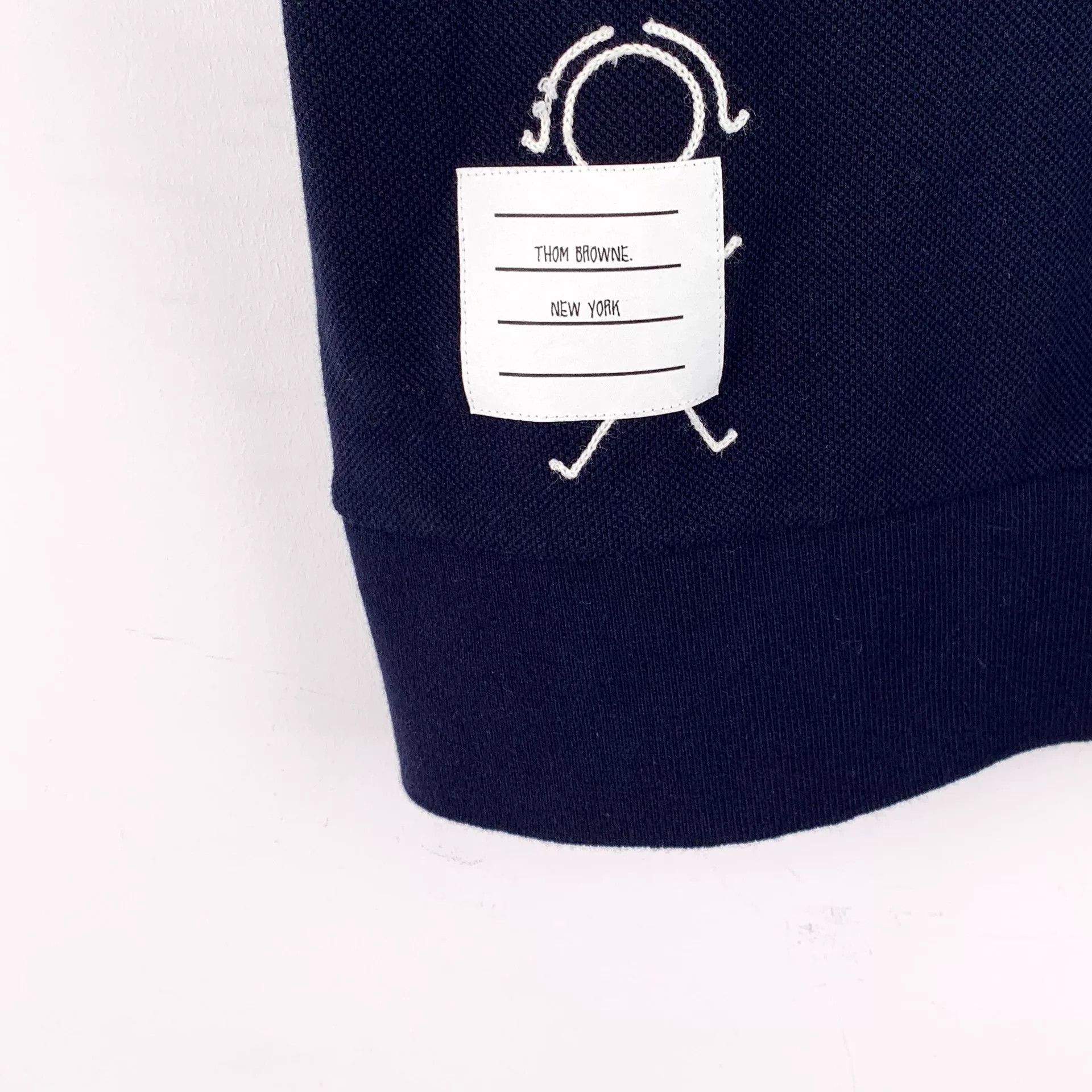 Thom Browne thom browne navy classic polo shirt Size US M / EU 48-50 / 2 - 4 Thumbnail