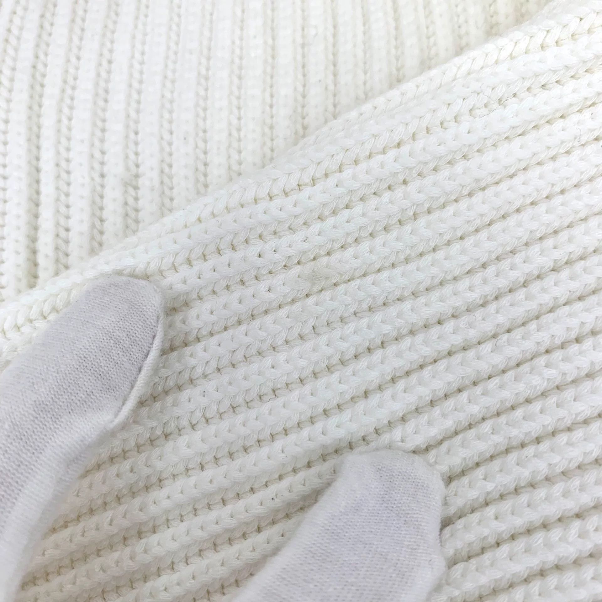 Max Mara maxmara white cotton knit hooded cardigan Size US L / EU 52-54 / 3 - 7 Thumbnail