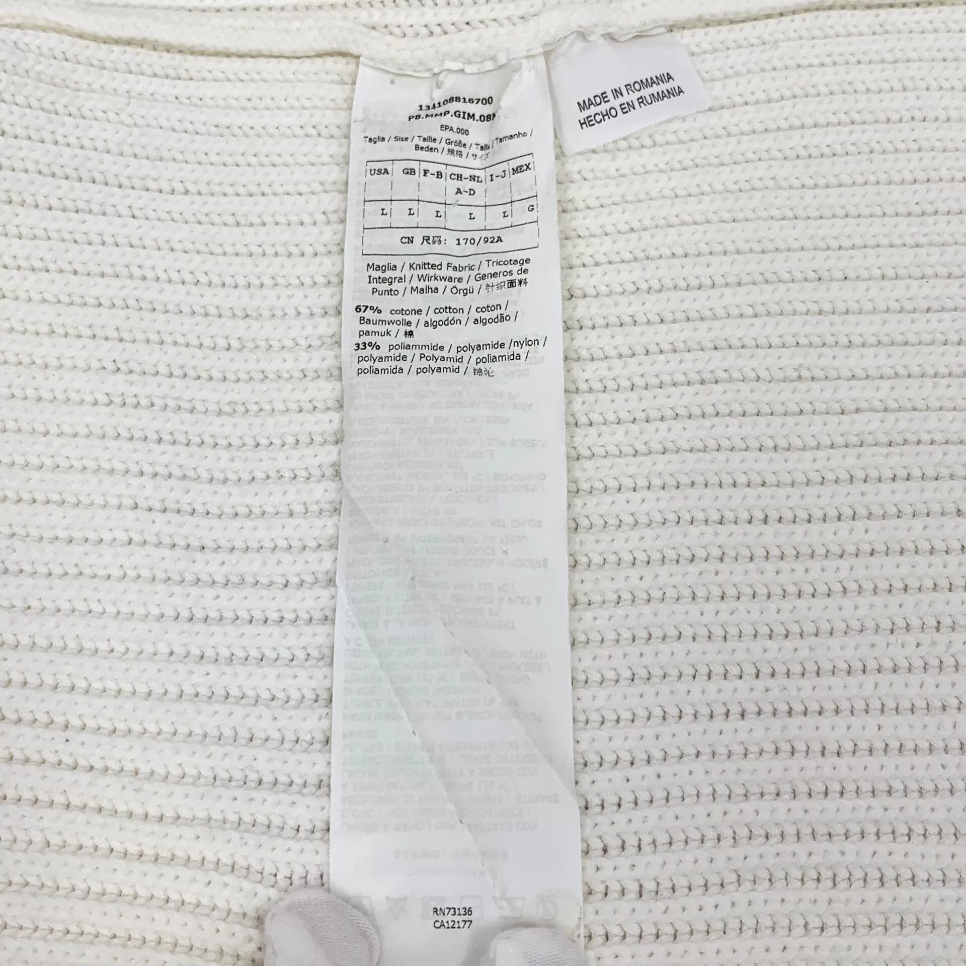 Max Mara maxmara white cotton knit hooded cardigan Size US L / EU 52-54 / 3 - 6 Thumbnail