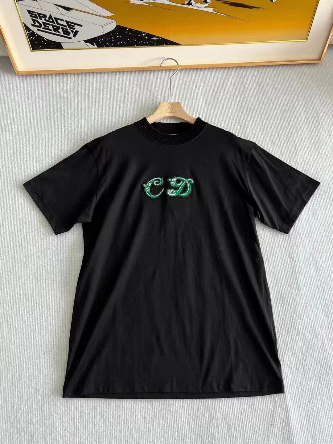 Dior dior x sacai beaded embroidered t-shirt Size US XL / EU 56 / 4 - 2 Thumbnail