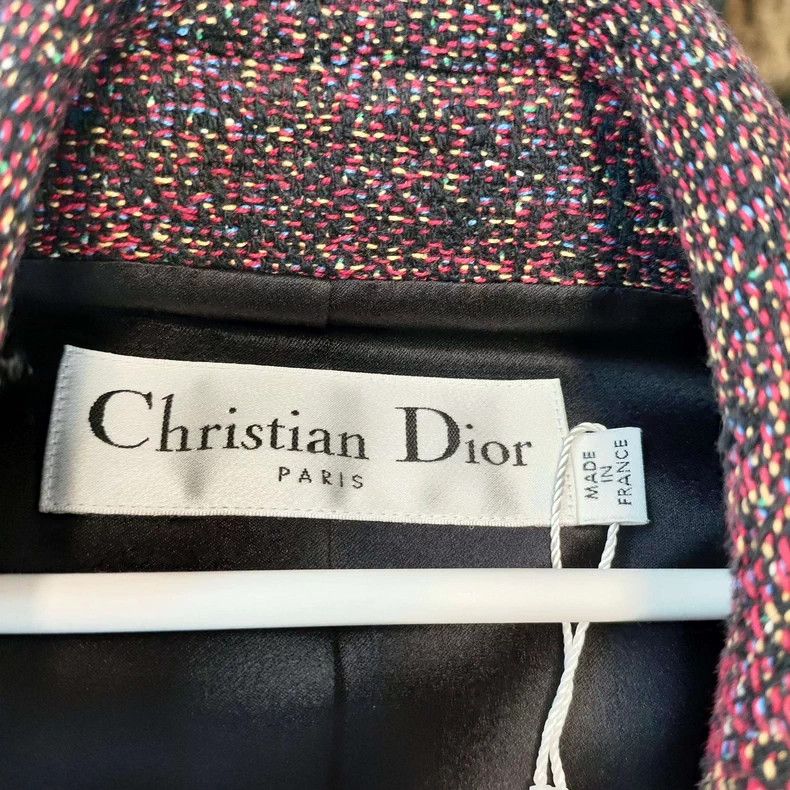 Dior Dior Colorblock Wool Long Coat Size US XS / EU 42 / 0 - 3 Thumbnail