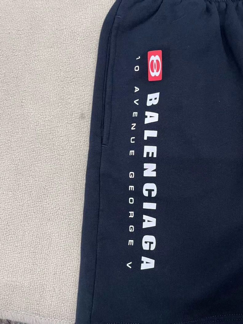 Balenciaga Balenciaga Logo Elastic Waist Sports Shorts Size US 30 / EU 46 - 3 Thumbnail