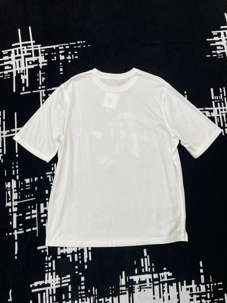 Hermes Hermes White Leather Patch Short Sleeve T-shirt Size US L / EU 52-54 / 3 - 3 Thumbnail