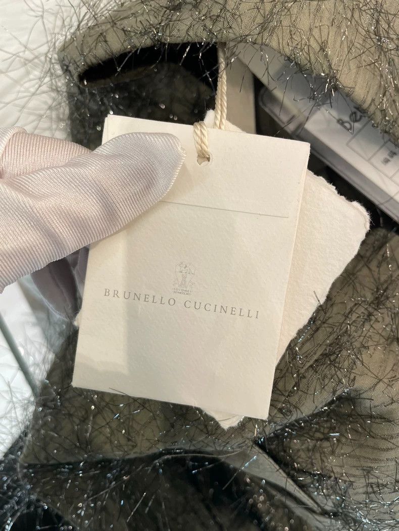 Brunello Cucinelli Brunello Cucinelli Green Cotton Trousers Size US 38 / EU 54 - 6 Thumbnail