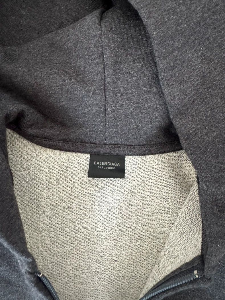 Balenciaga Balenciaga Small Gray Sweatshirt Jacket Size US M / EU 48-50 / 2 - 4 Thumbnail