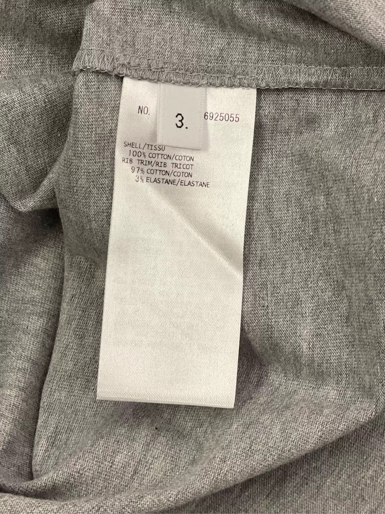 Thom Browne thom browne gray long sleeve t-shirt with print Size US M / EU 48-50 / 2 - 7 Thumbnail