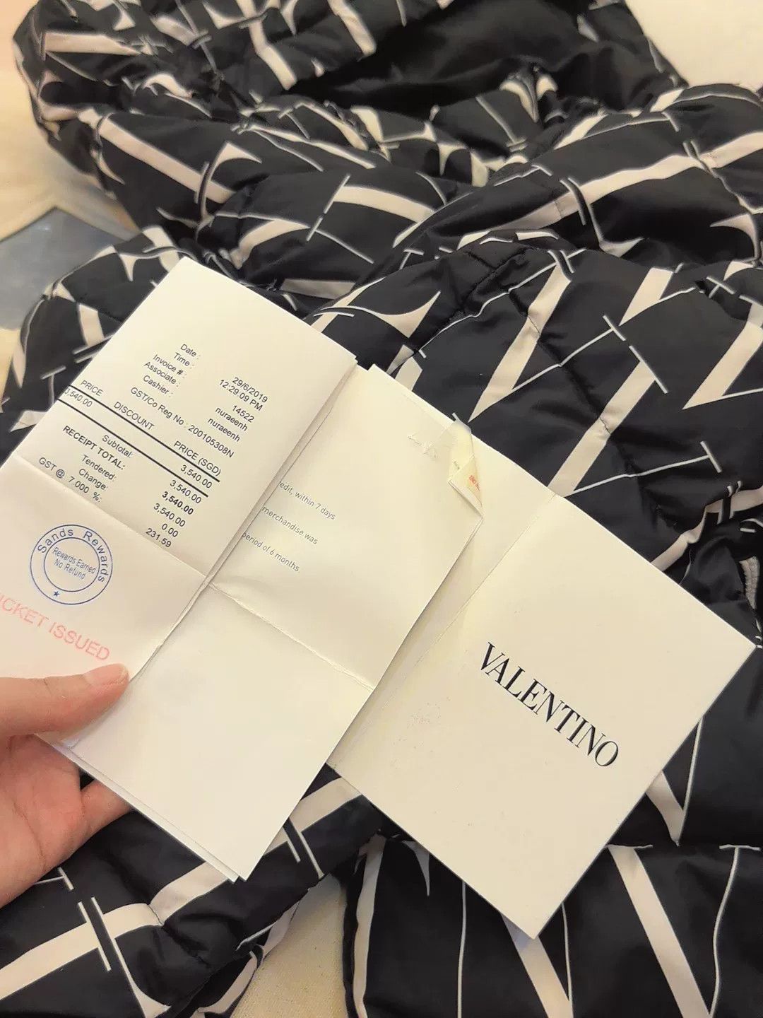 Valentino Valentino Authentic Down Jacket Size US L / EU 52-54 / 3 - 4 Thumbnail