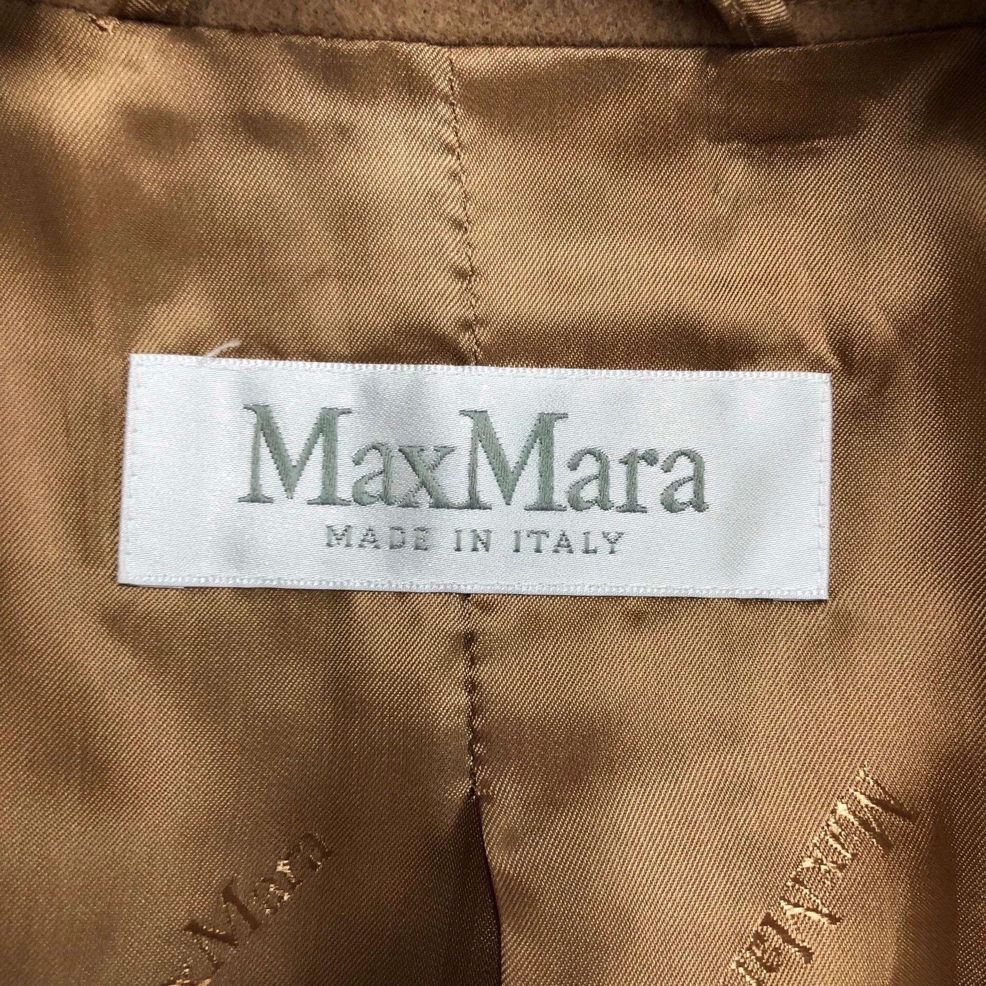 Max Mara MaxMara Camel Wool Blazer Size US S / EU 44-46 / 1 - 3 Thumbnail