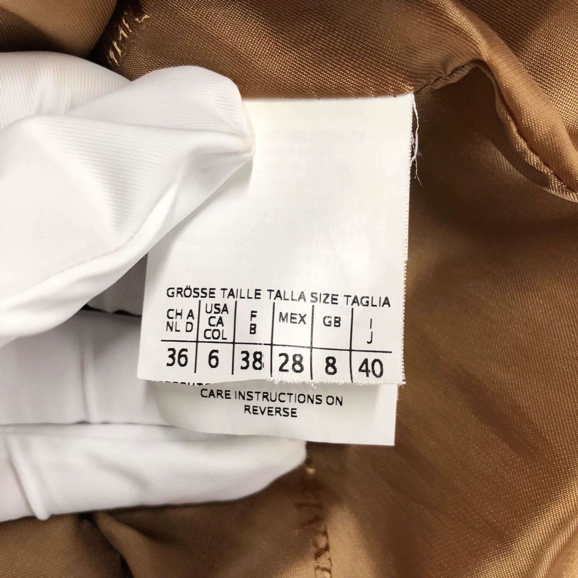 Max Mara MaxMara Camel Wool Blazer Size US S / EU 44-46 / 1 - 4 Thumbnail