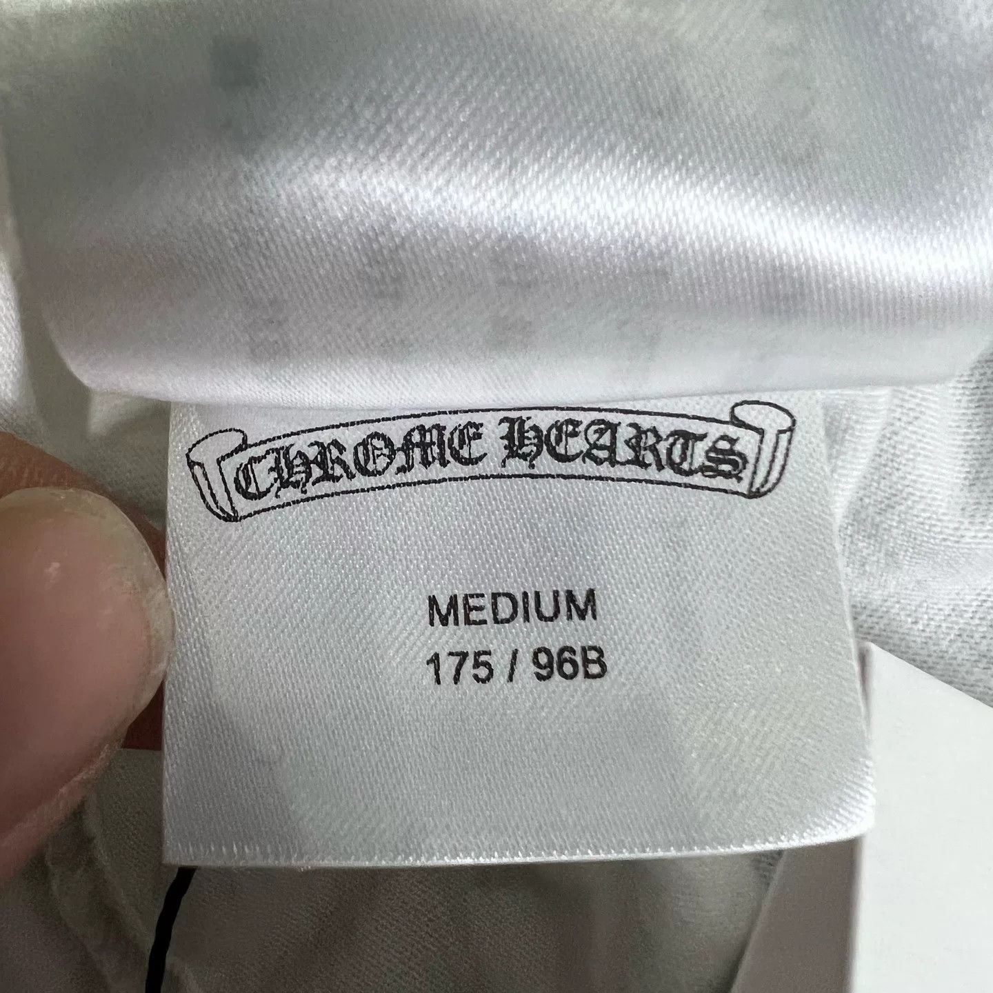 Chrome Hearts Chrome Hearts White Long Sleeve Top Size US M / EU 48-50 / 2 - 5 Thumbnail
