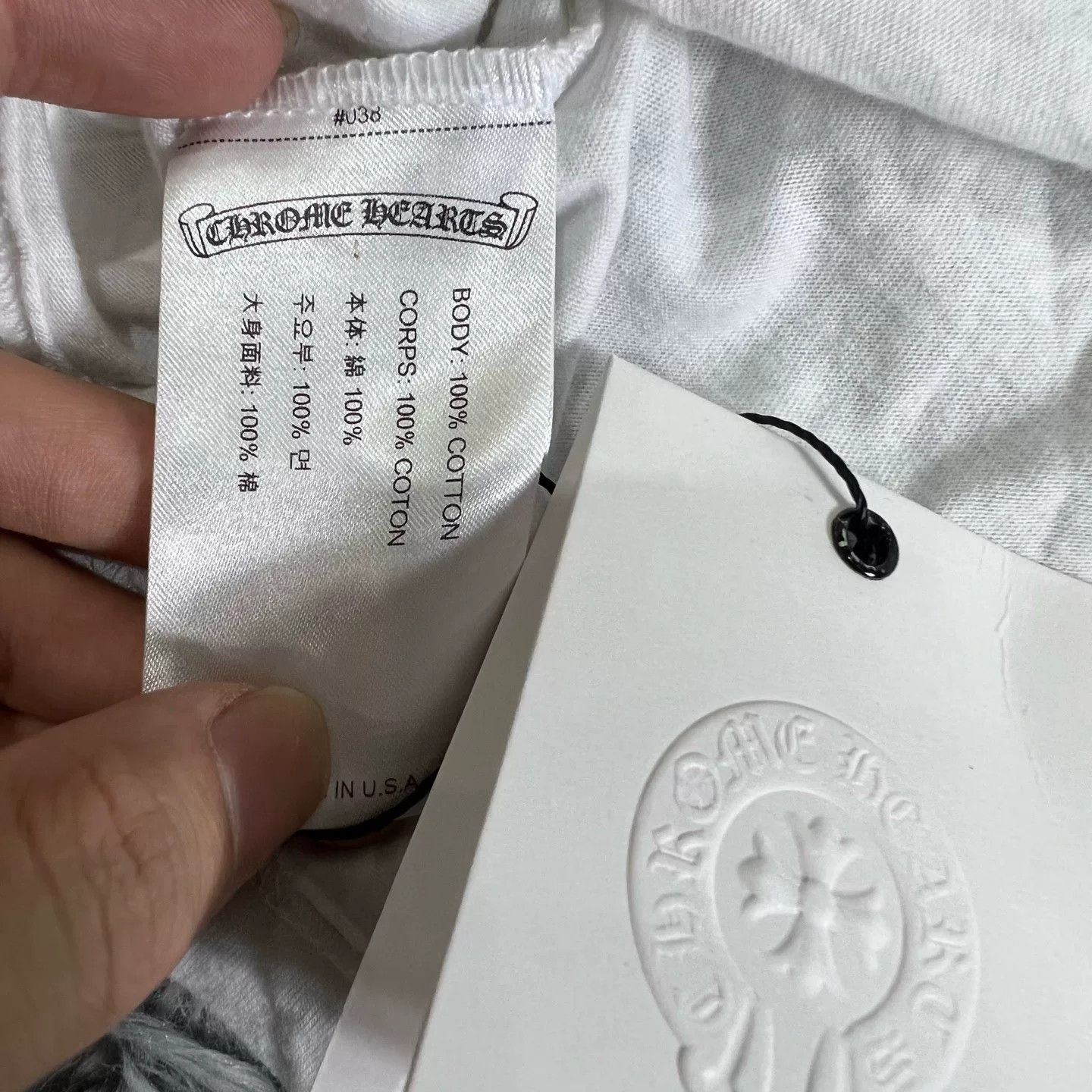 Chrome Hearts Chrome Hearts White Long Sleeve Top Size US M / EU 48-50 / 2 - 4 Thumbnail